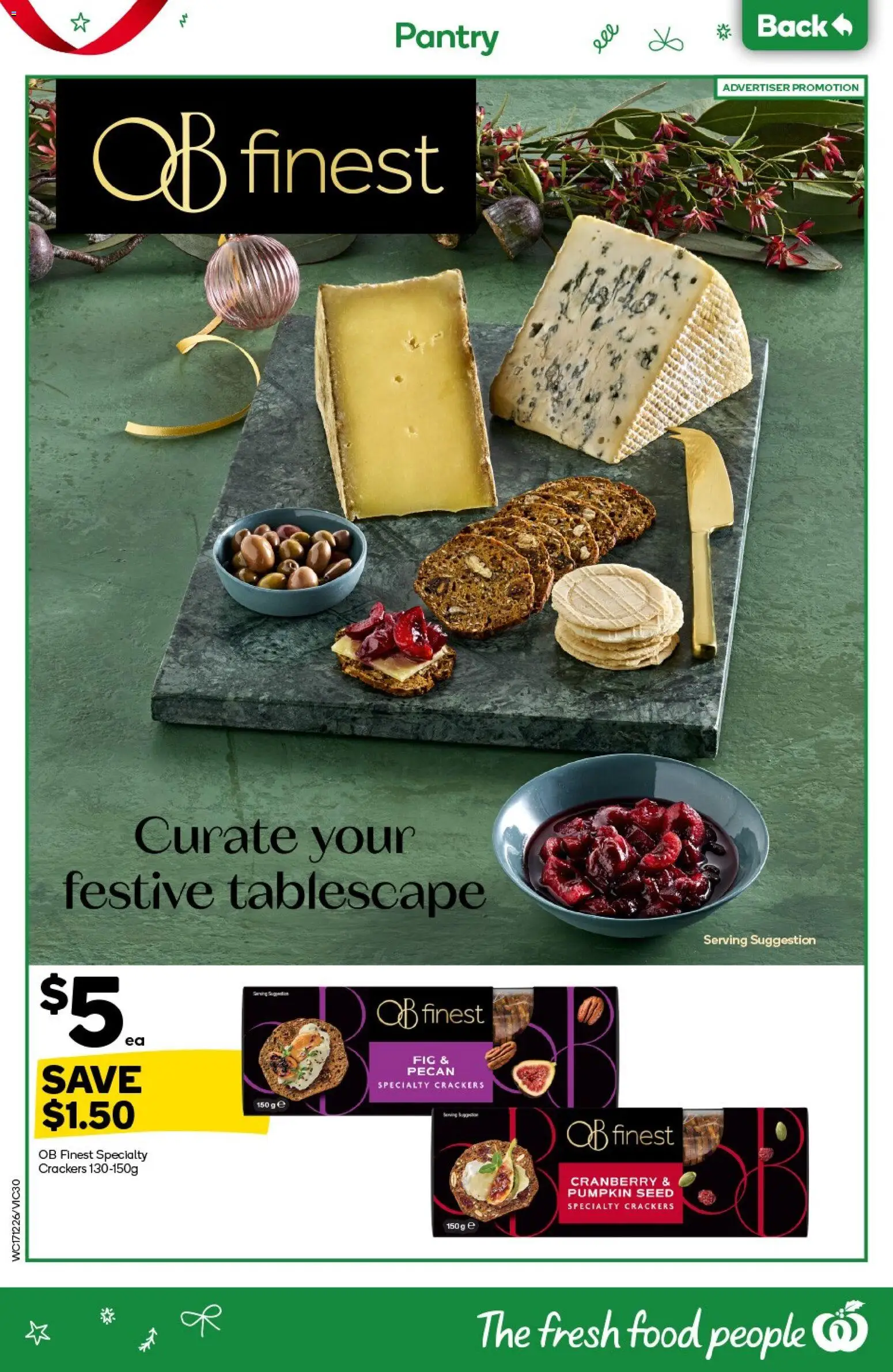 Woolworths catalogue - valid from 17.12.2025 | Page: 30 | Products: Crackers, Pumpkin