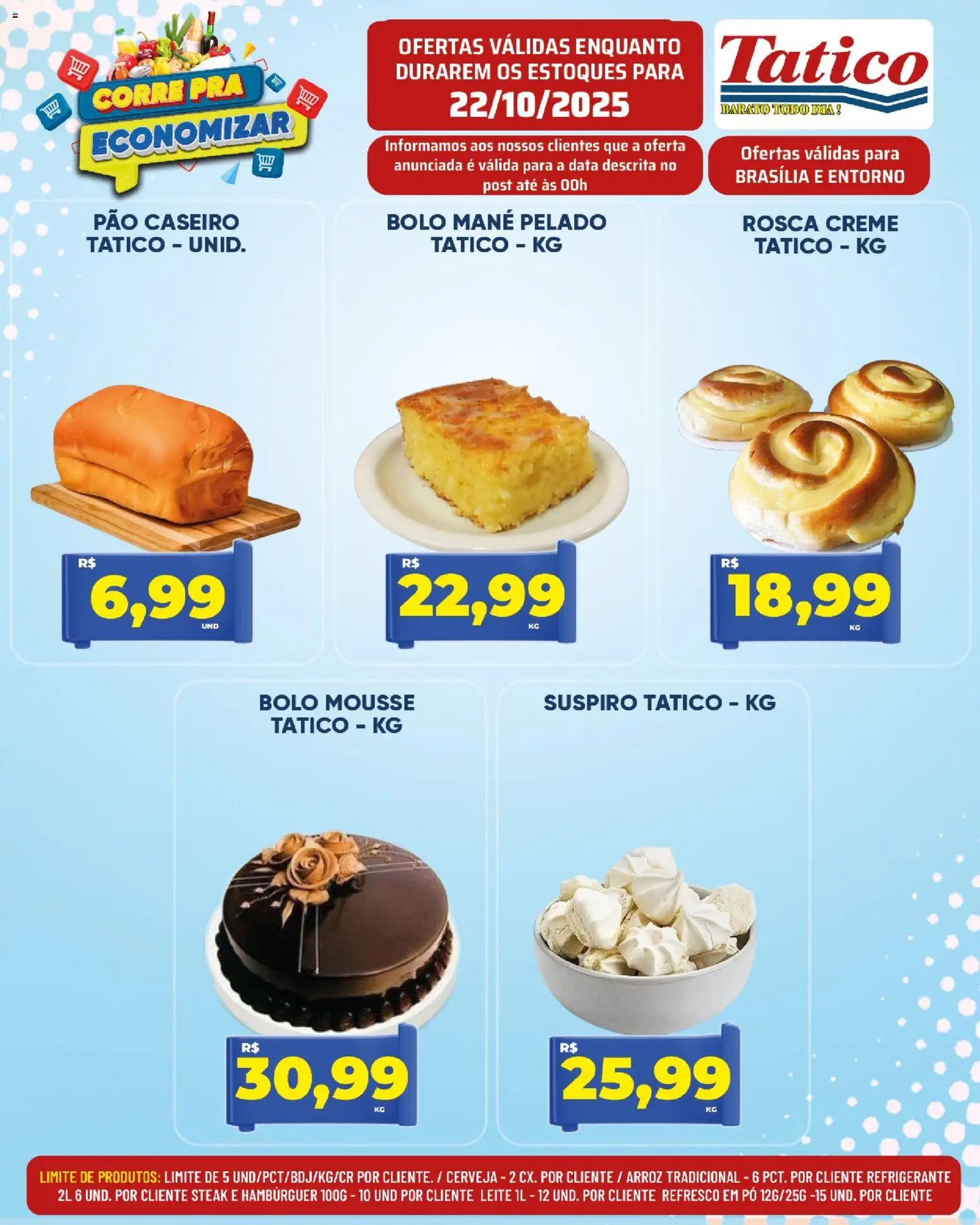 Tatico Folheto - válido de 23.10.2025 | Página: 12 | Produtos: Pó, Refresco, Leite, Pão