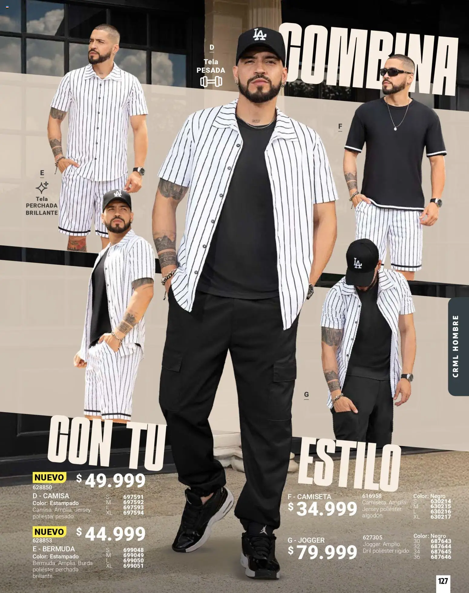 Carmel revista - valida desde el 01.02.2026 | Página: 127 | Productos: Bermuda, Camiseta, Camisa