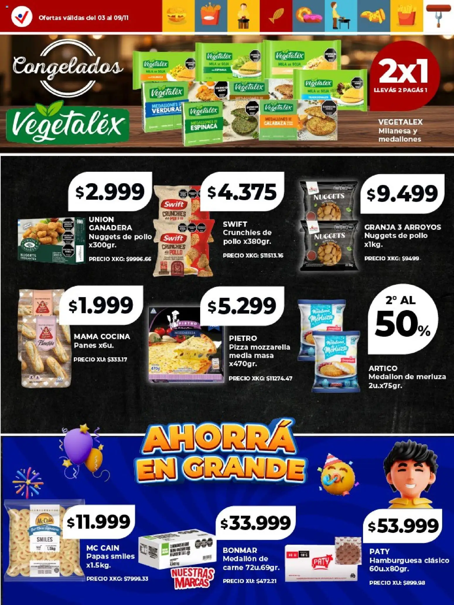 Vital - Especial de frescos Resistencia │ válido desde el 03.11.2025 | Página: 8 | Productos: Cocina, Pollo, Milanesa, Pizza