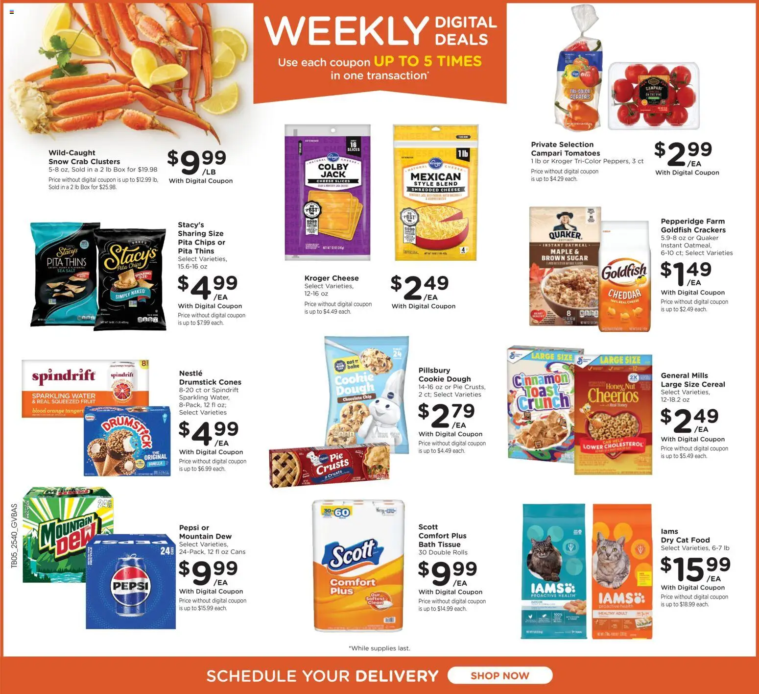Kroger Ad - valid from 05.11.2025 | Page: 3 | Products: Bath, Cheese, Chocolate, Chocolate Chip