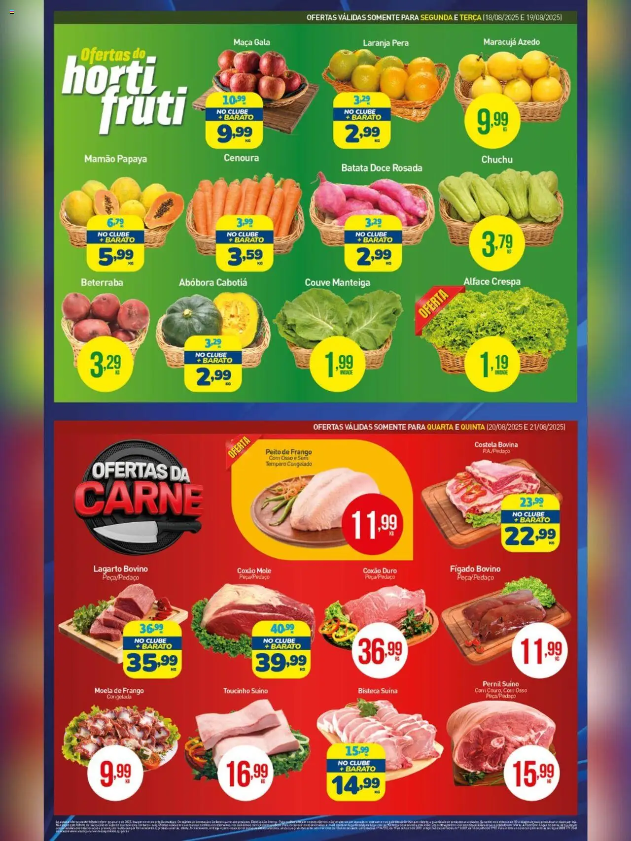 Rede Bom Lugar Folheto - válido de 18.08.2025 | Página: 3 | Produtos: Maracujá, Moela, Manteiga, Peito de frango