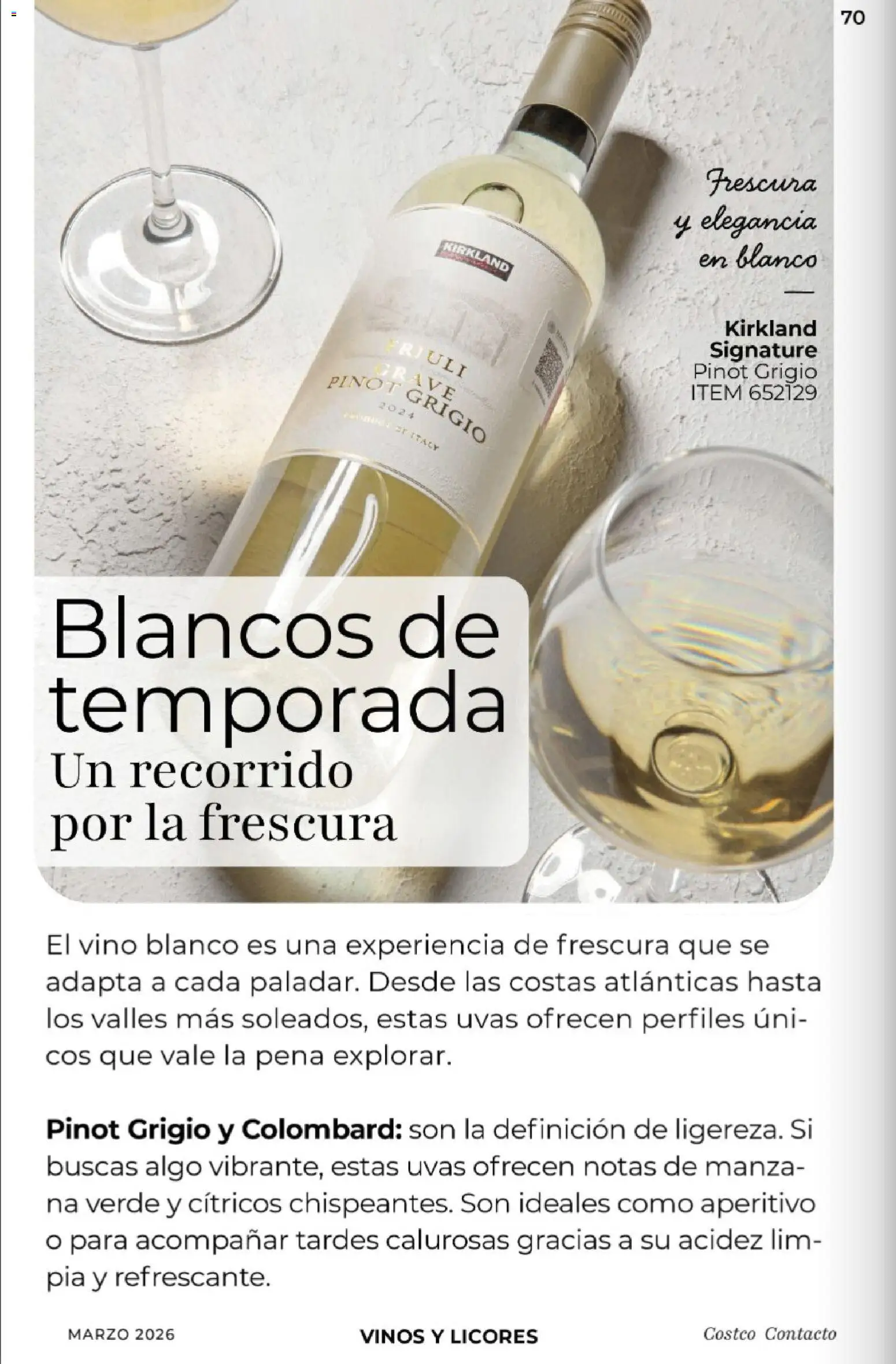 Nuevas ofertas de Costco válidas en toda la República Mexicana desde el 01.03.2026. ¡Encuentra las mejores ofertas en Costco Revista de marzo! | Página: 70 | Productos: Vino