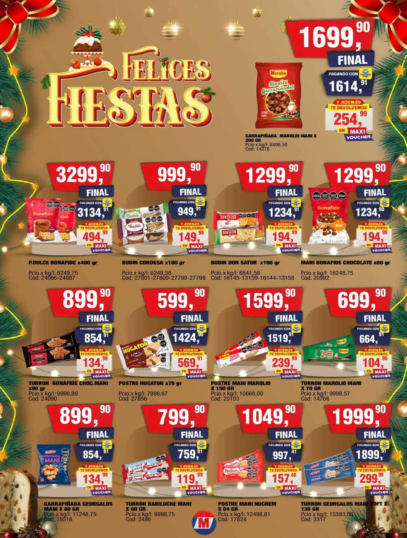 Maxiconsumo ofertas │ válido desde el 24.11.2025 | Página: 11 | Productos: Budín, Mani, Chocolate, Té