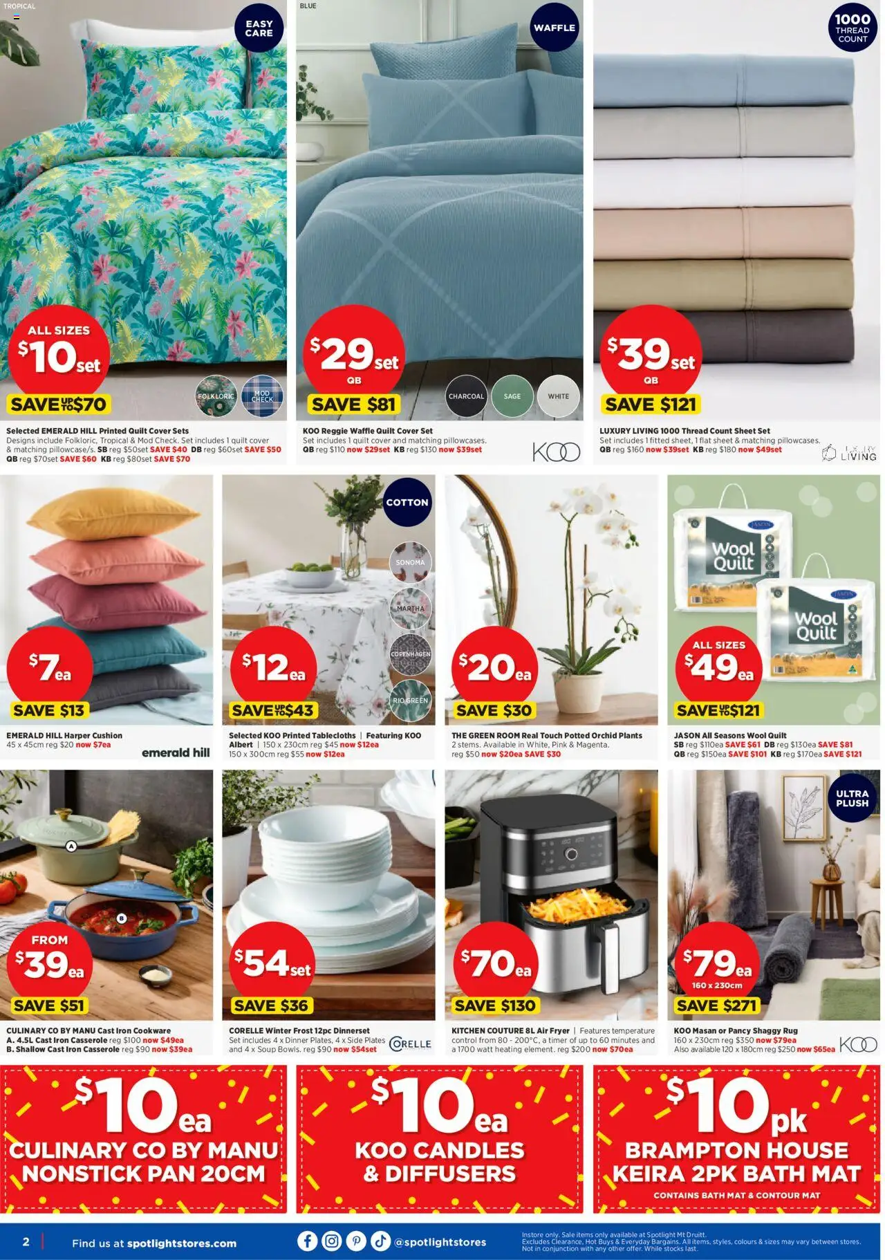 Spotlight catalogue - valid from 20.08.2025 | Page: 2 | Products: Cushion, Cookware, Contour, Diffusers