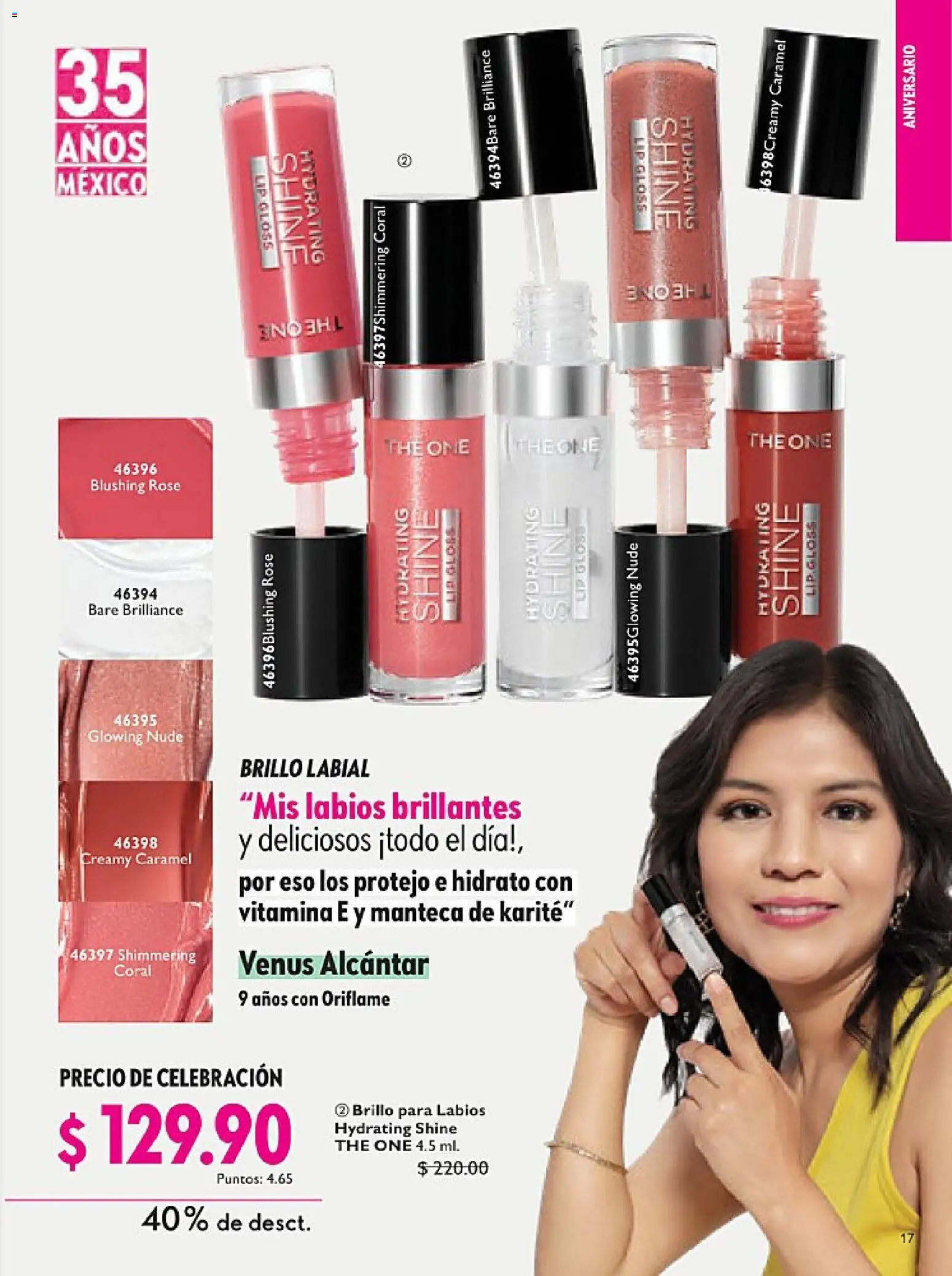 Nuevas ofertas de Oriflame válidas en toda la República Mexicana desde el 14.02.2026. ¡Encuentra las mejores ofertas en Oriflame campaña 3 2026! | Página: 17 | Productos: Brillo