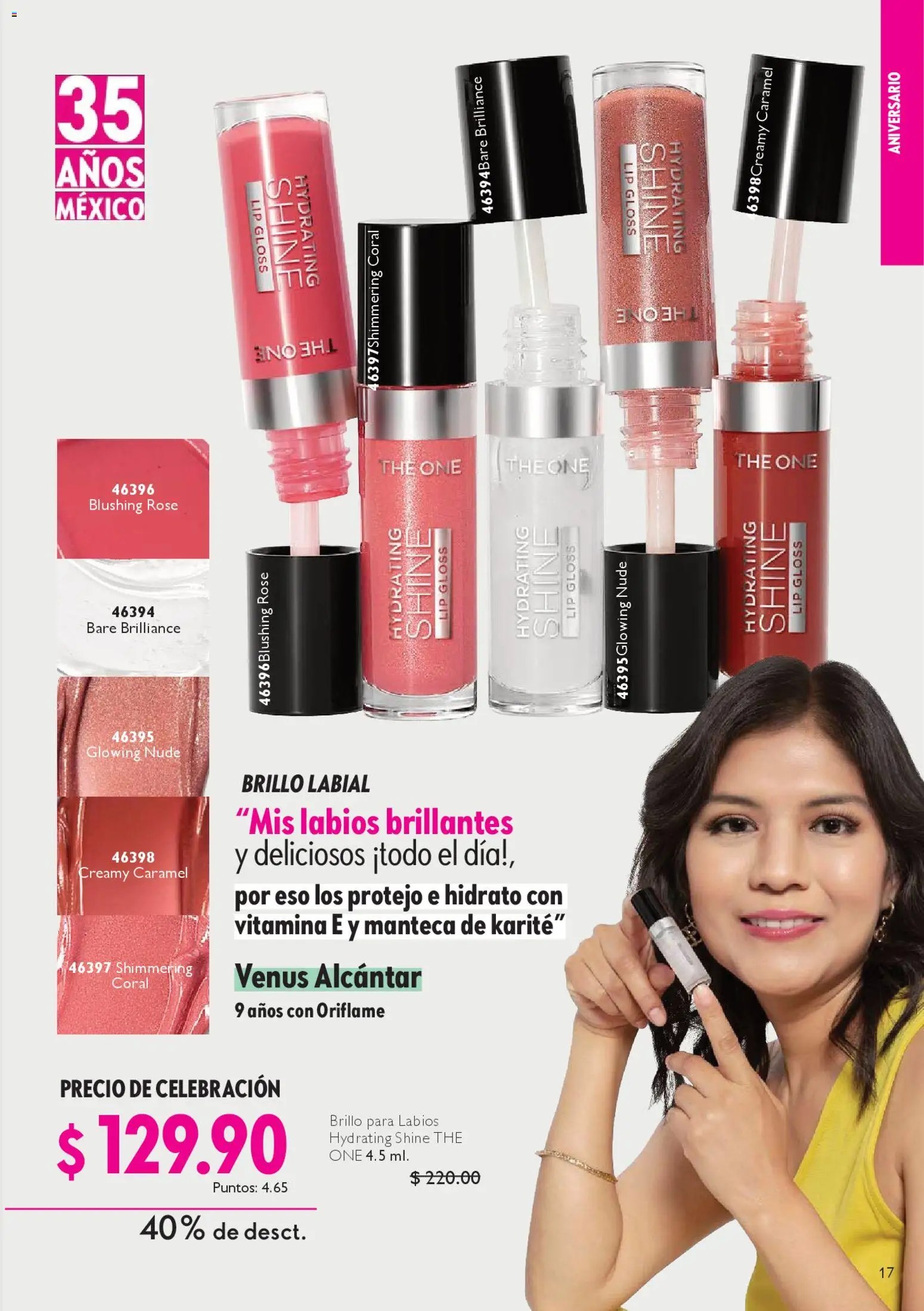 Nuevas ofertas de Oriflame válidas en toda la República Mexicana desde el 14.02.2026. ¡Encuentra las mejores ofertas en Oriflame campaña 3 2026! | Página: 17 | Productos: Brillo