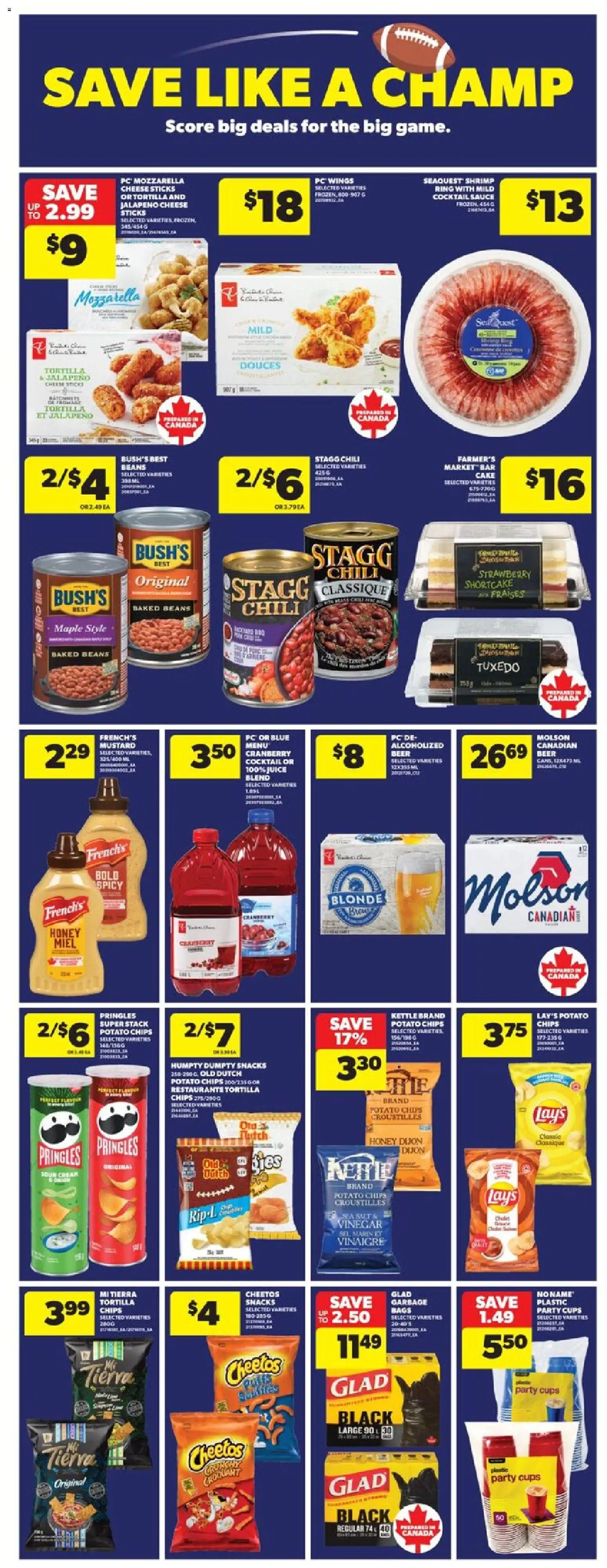 Real Canadian Superstore flyer valid from 13.11.2025 | Page: 11 | Products: PC, Cheese, Juice, Beer