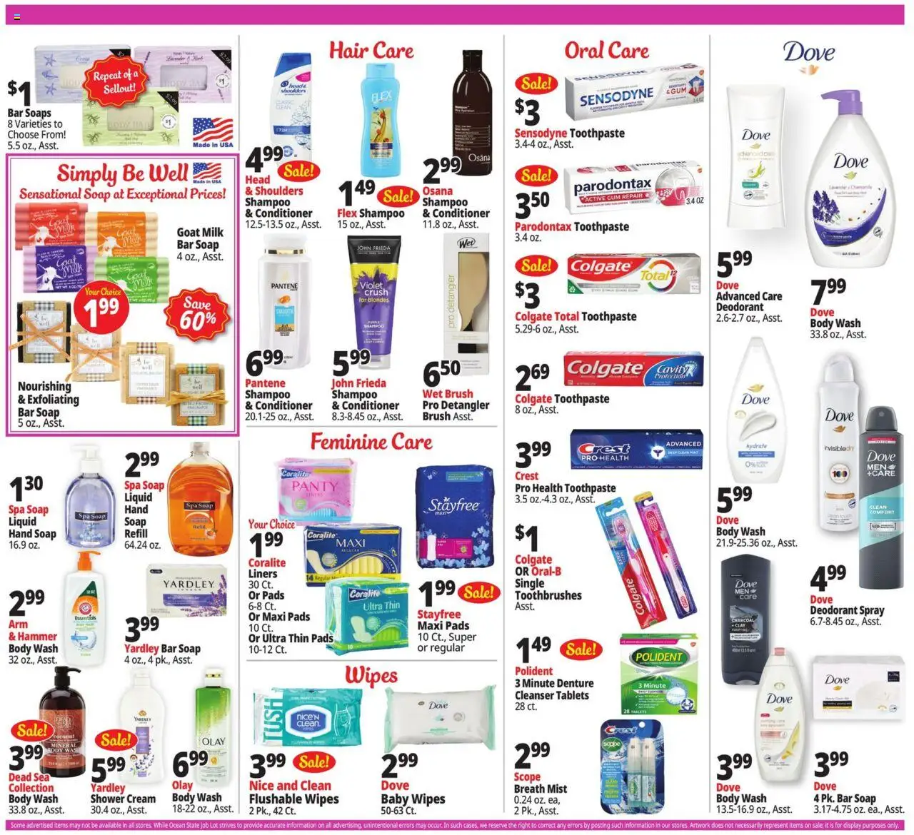 Ocean State Job Lot Weekly Ad - valid from 07.08.2025 | Page: 17 | Products: Shower, Hammer, Body Wash, Coat