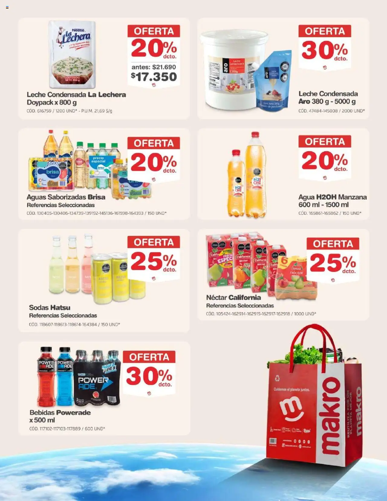Makro revista - valida desde el 26.09.2025 | Página: 29 | Productos: Agua, Manzana, Leche