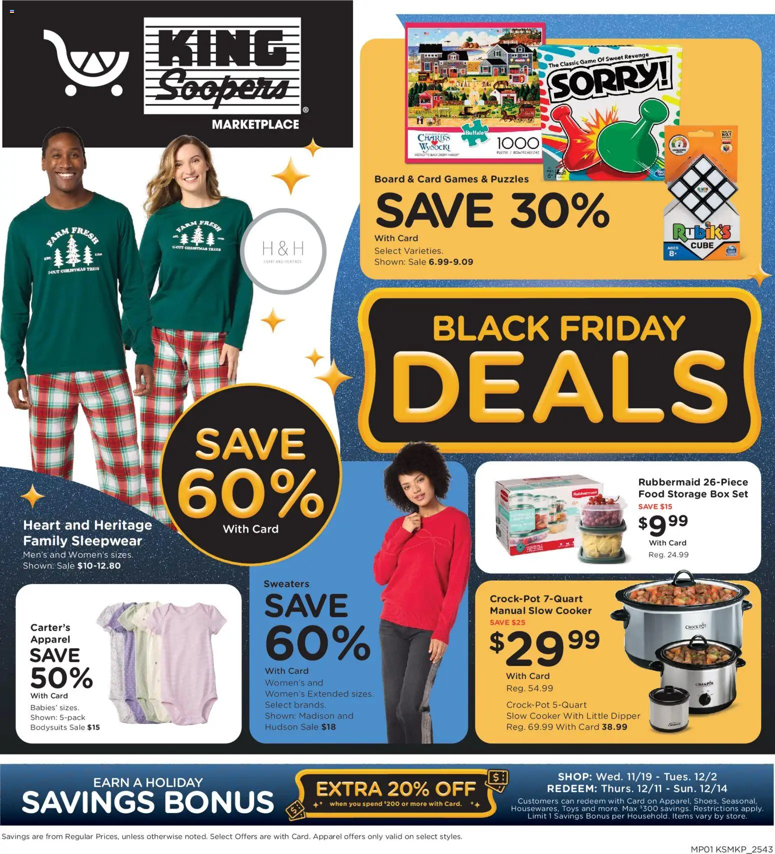 King Soopers Black Friday - valid from 28.11.2025 | Page: 1 | Products: Cooker, Box, Game