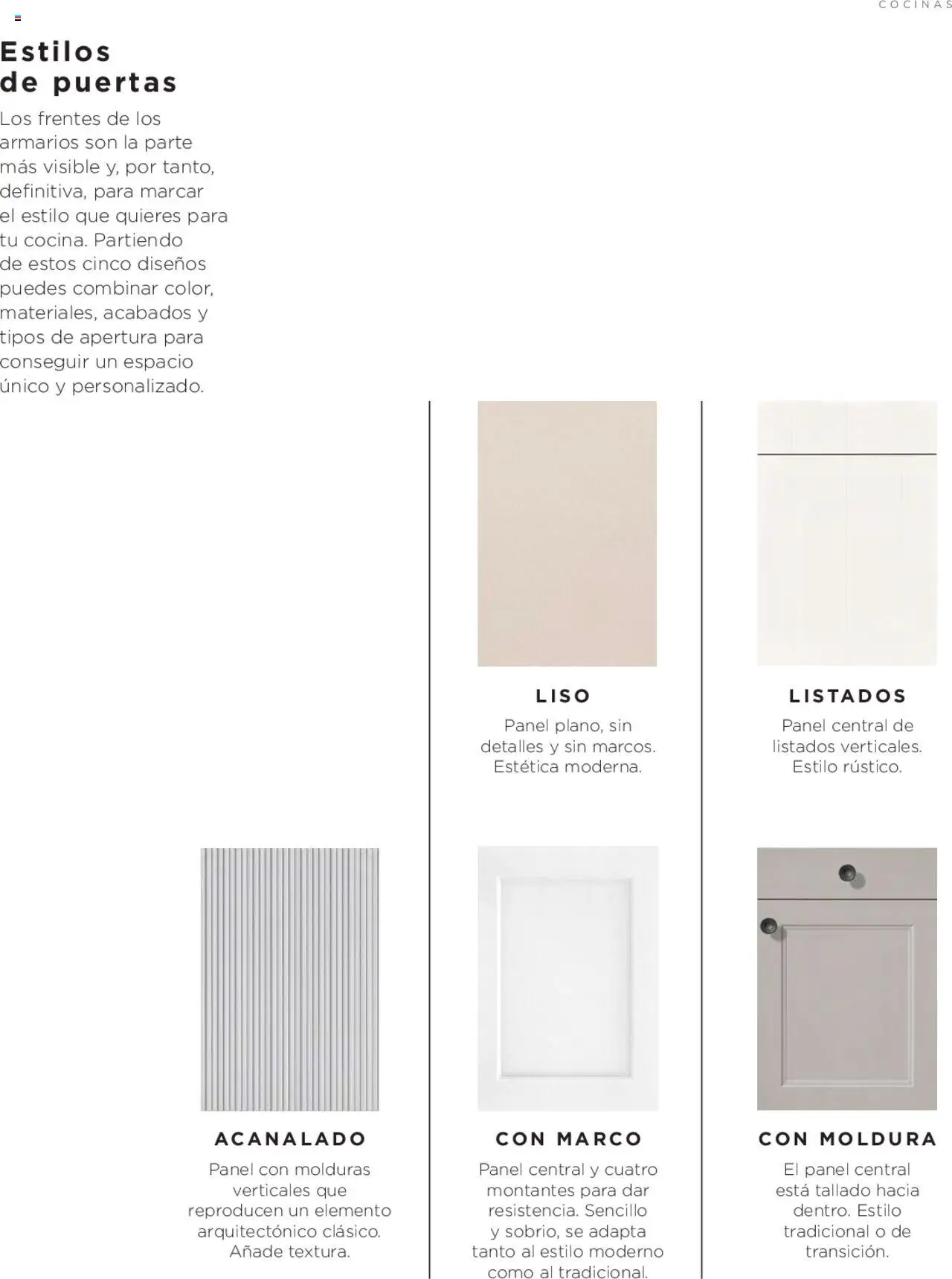 Nuevas ofertas de El Corte Inglés válidas en toda la República Mexicana desde el 23.06.2025. ¡Encuentra las mejores ofertas en El Corte Inglés catálogo Cocinas! | Página: 39 | Productos: Moldura, Cocina