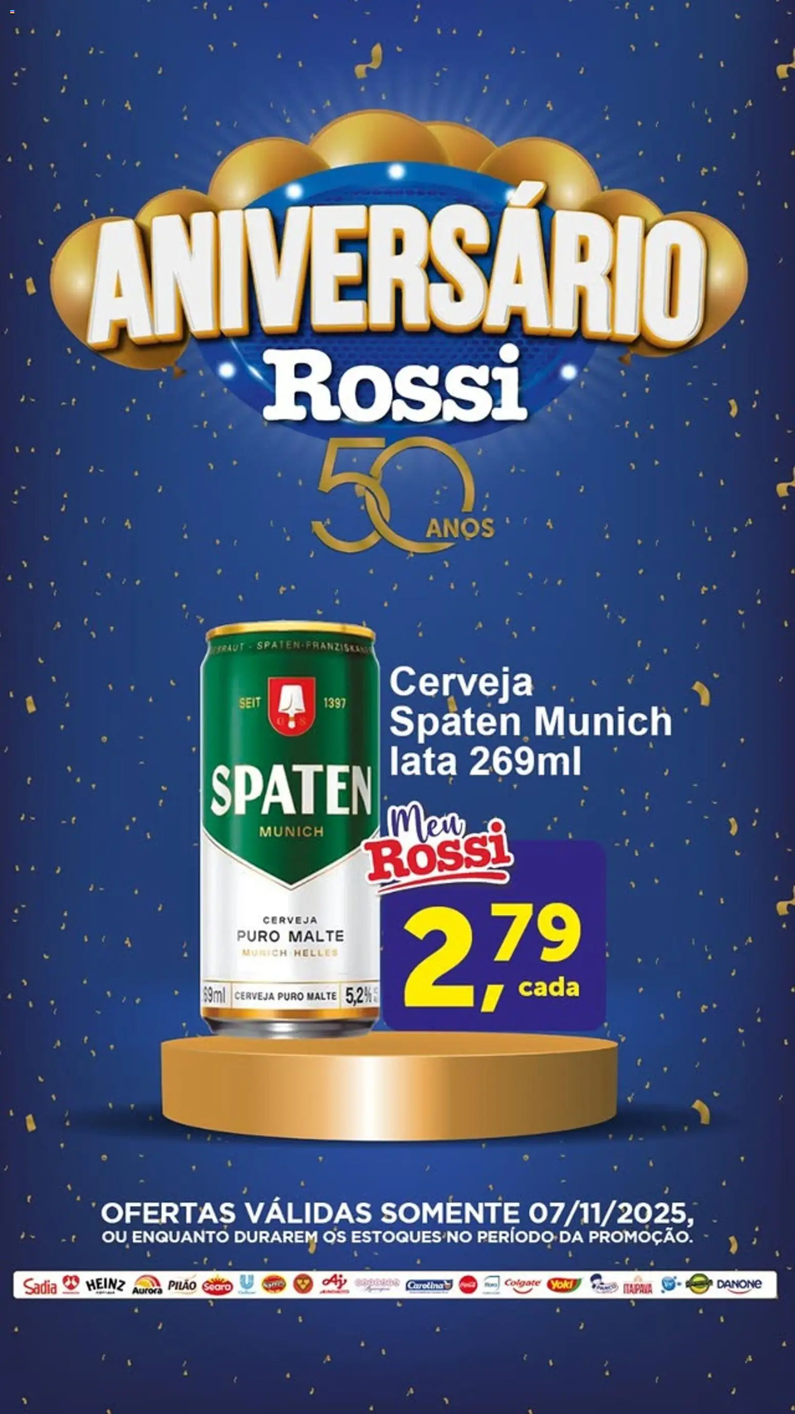 Rossi Supermercados Folheto - válido de 07.11.2025 | Página: 2 | Produtos: Cerveja