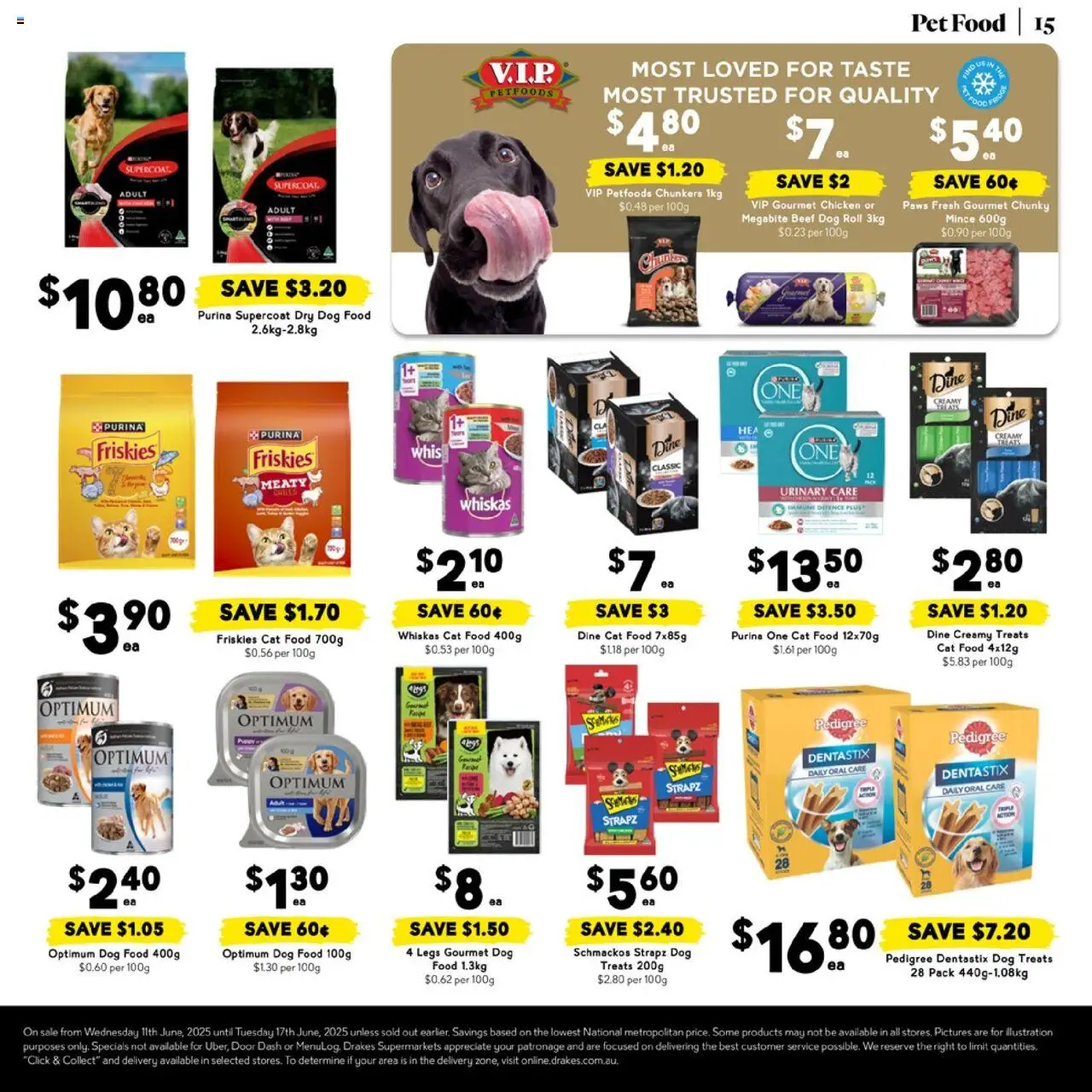 Drakes catalogue - valid from 11.06.2025 | Page: 15 | Products: Door, Chicken, Beef, Dog food