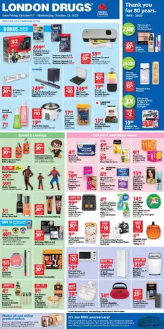Preview of London Drugs weekly flyer / circulaire from shop London Drugs valid from 17.10.2025