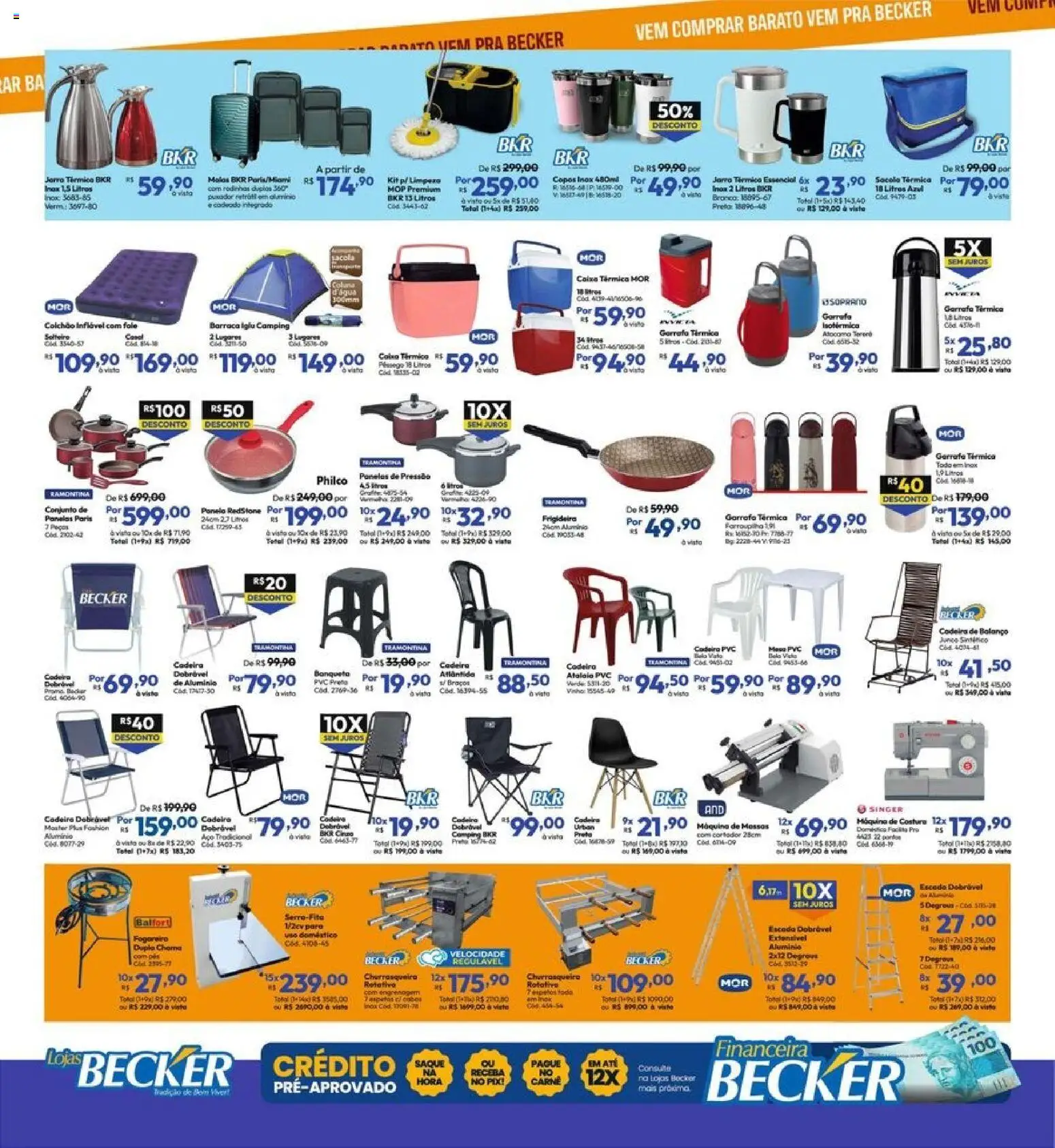 Lojas Becker Folheto - válido de 01.02.2026 | Página: 6 | Produtos: Caixa térmica, Saquê, Carne, Copos