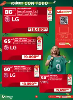 Vista previa de Soriana En México apoyamos con todo Súper, nuevo folleto de la tienda, válido en México a partir del 15.04.2026 | Página: 2 | Productos: Pantallas, Té