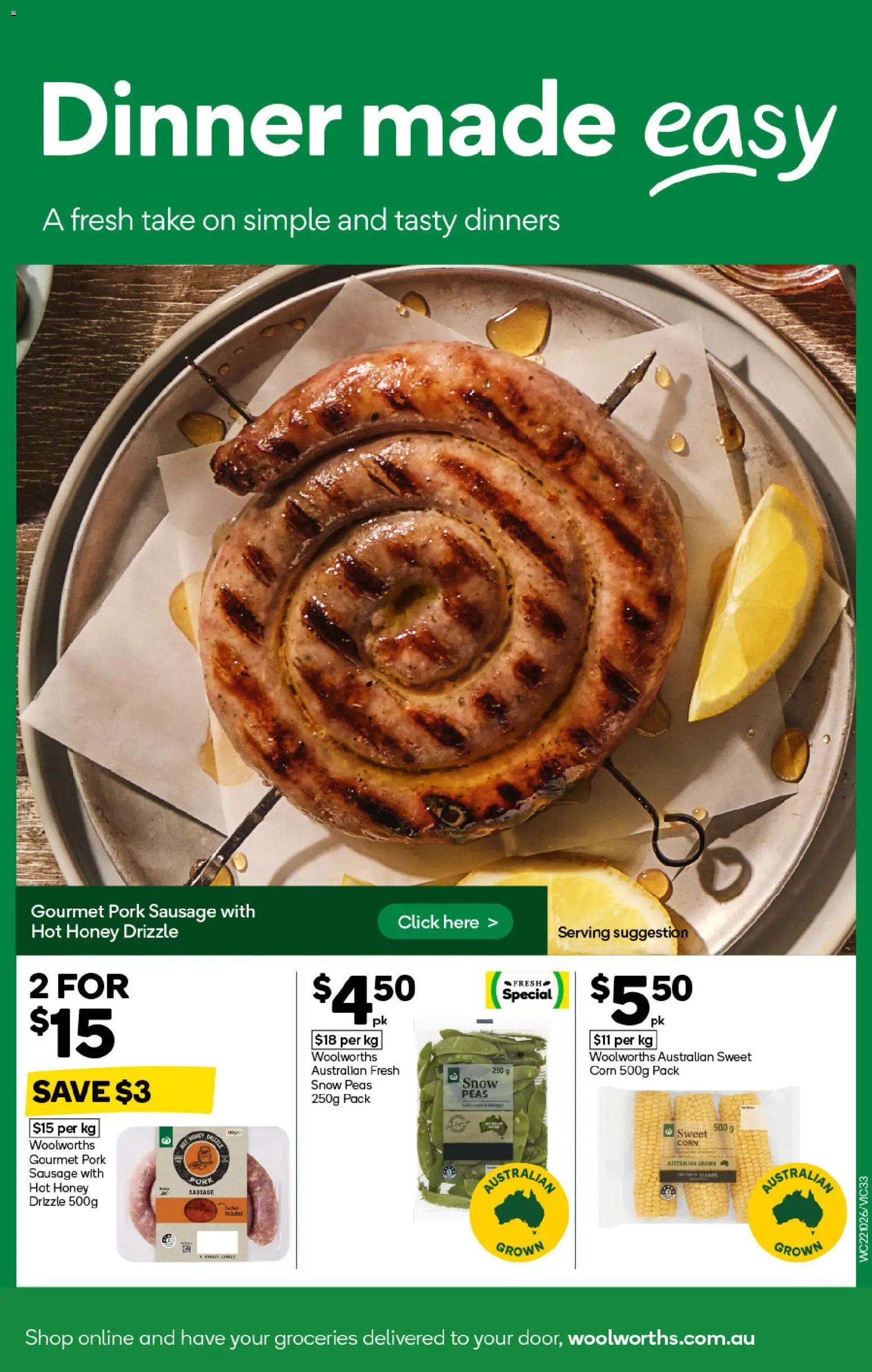 Woolworths catalogue - valid from 05.11.2025 | Page: 33 | Products: Honey, Pork, Sausage