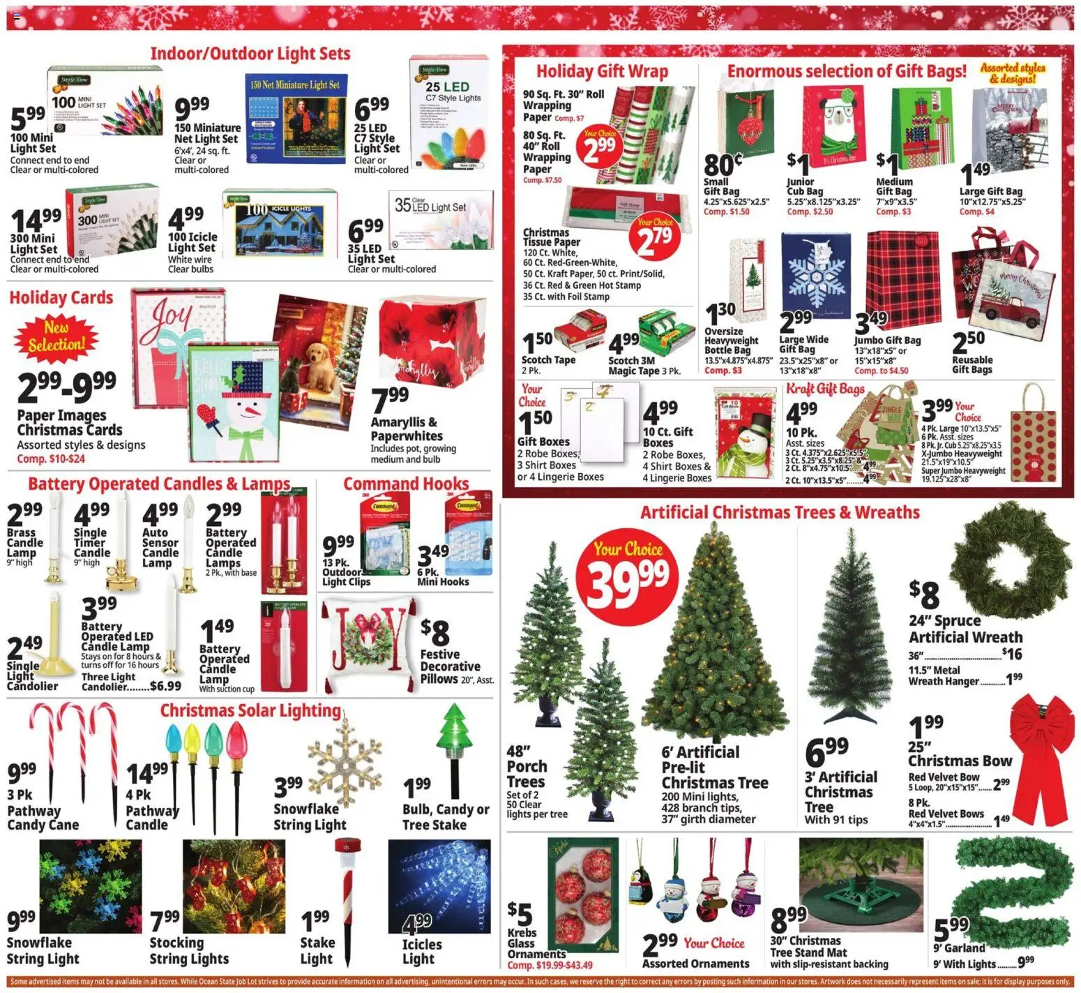 Ocean State Job Lot Weekly Ad - valid from 20.11.2025 | Page: 2 | Products: Wire, Bow, Shirt, Bag