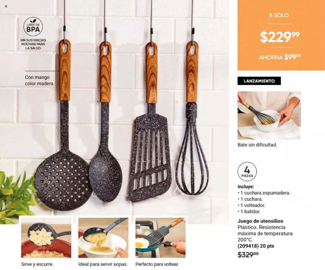 Nuevas ofertas de AVON válidas en toda la República Mexicana desde el 09.10.2025. ¡Encuentra las mejores ofertas en AVON - Casa & Estilo 16 2025! | Página: 77 | Productos: Mango, Juego, Cuchara