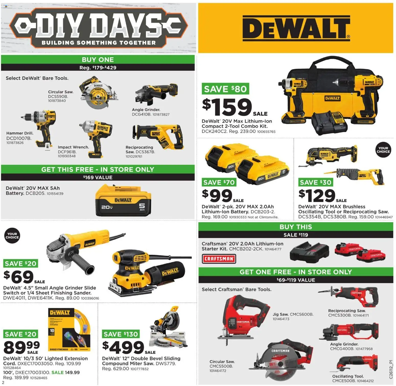 Mills Fleet Farm DIY Days - valid from 09.03.2026 | Page: 2 | Products: Oscillating Tool, Hammer, Starter, Sheet