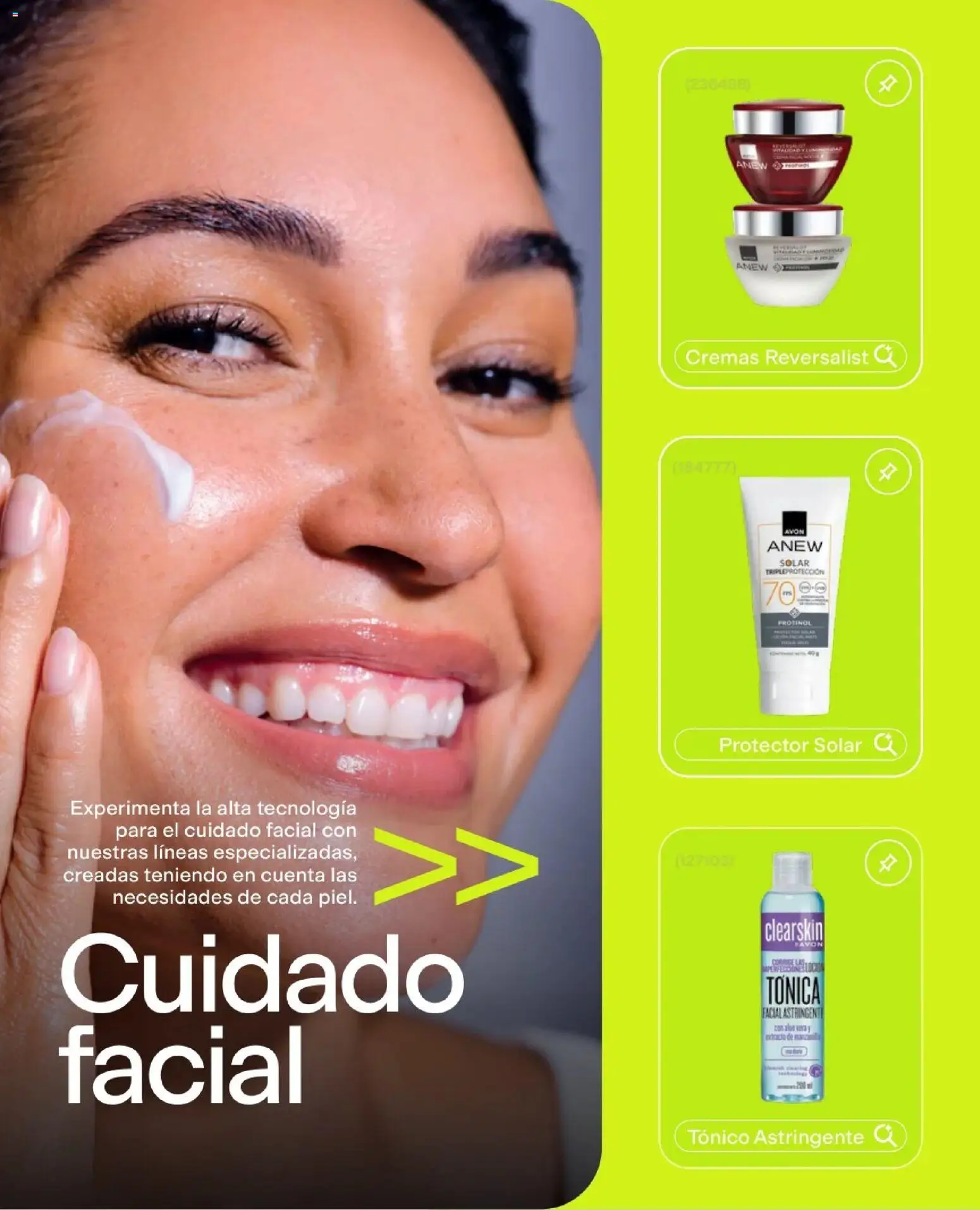 Avon revista - valida desde el 01.05.2026 | Página: 118 | Productos: Protector solar, Loción tonificante