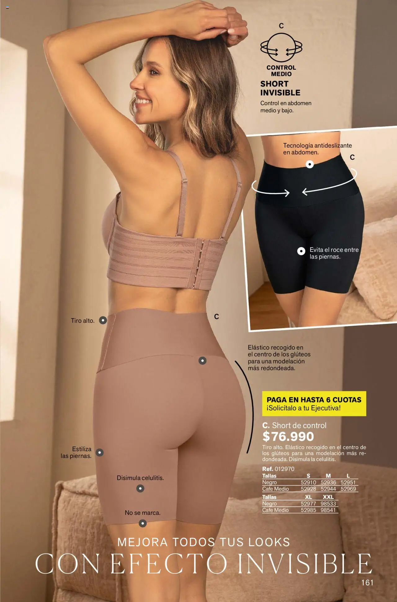 Leonisa revista - valida desde el 04.08.2025 | Página: 161 | Productos: Short, Café