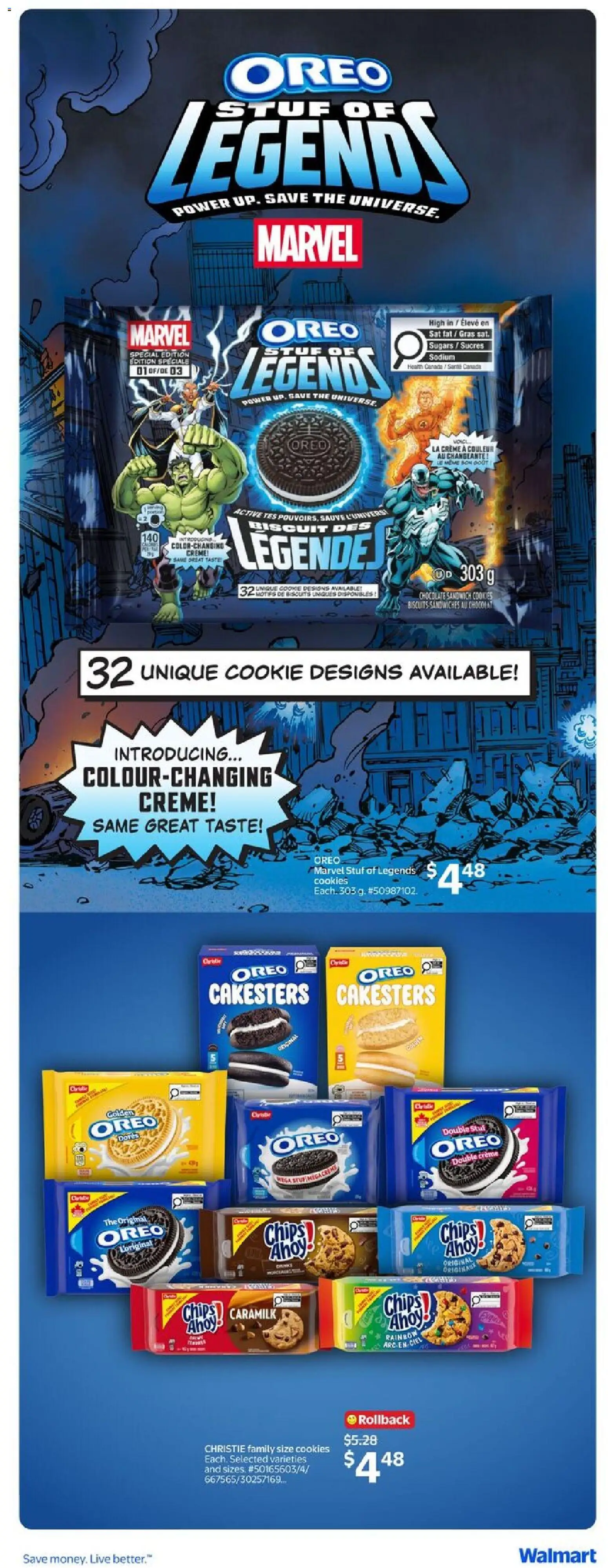 Walmart flyer valid from 05.03.2026 | Page: 12 | Products: Chips, Cookies, Chocolate