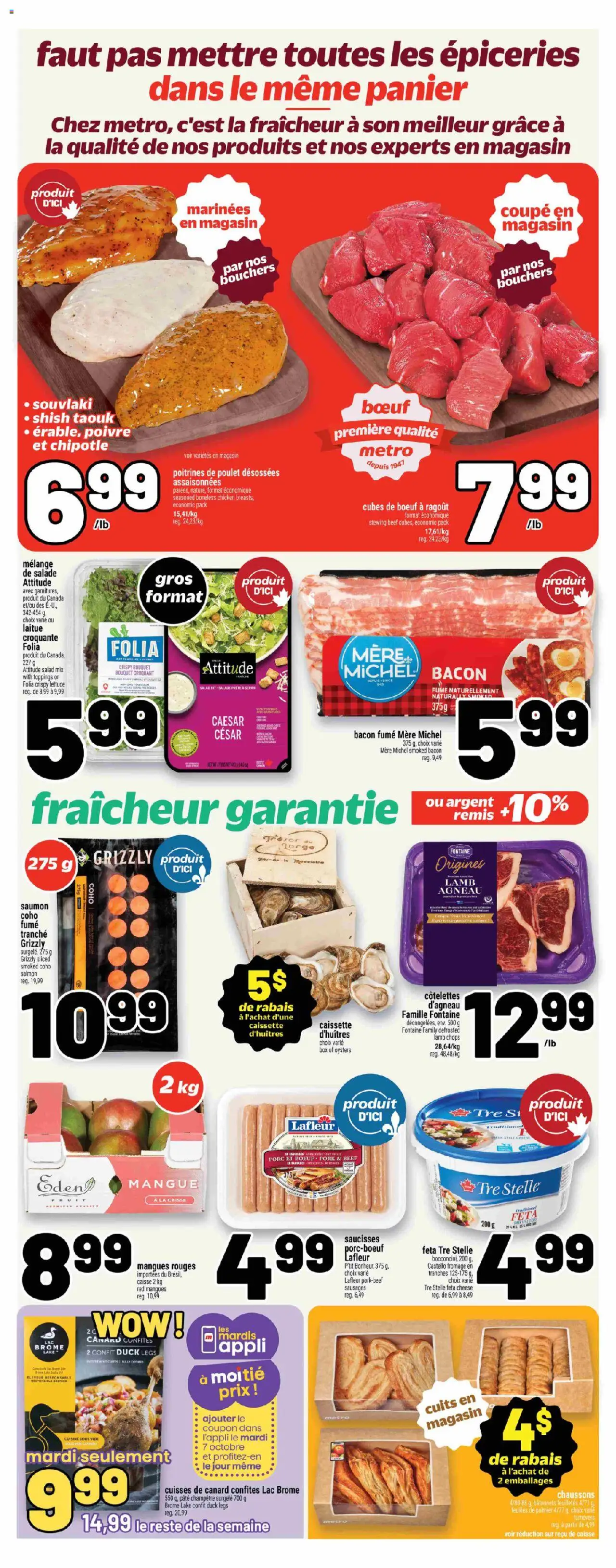 Metro flyer valid from 02.10.2025 | Page: 2 | Products: Beef, Salad, Box, Chicken