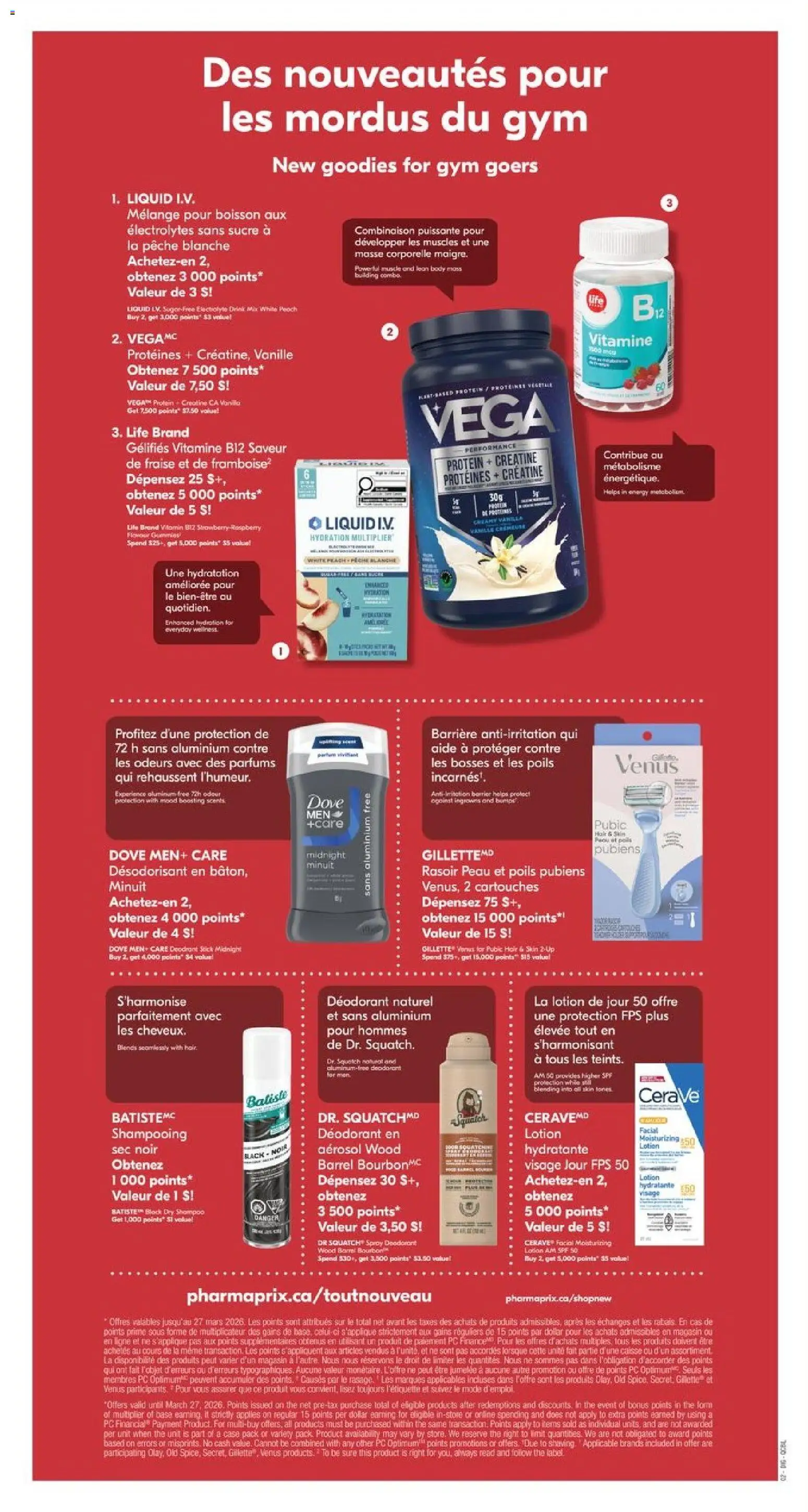 Pharmaprix flyer valid from 13.03.2026 | Page: 19 | Products: Bourbon, Case, Shampoo, Deodorant