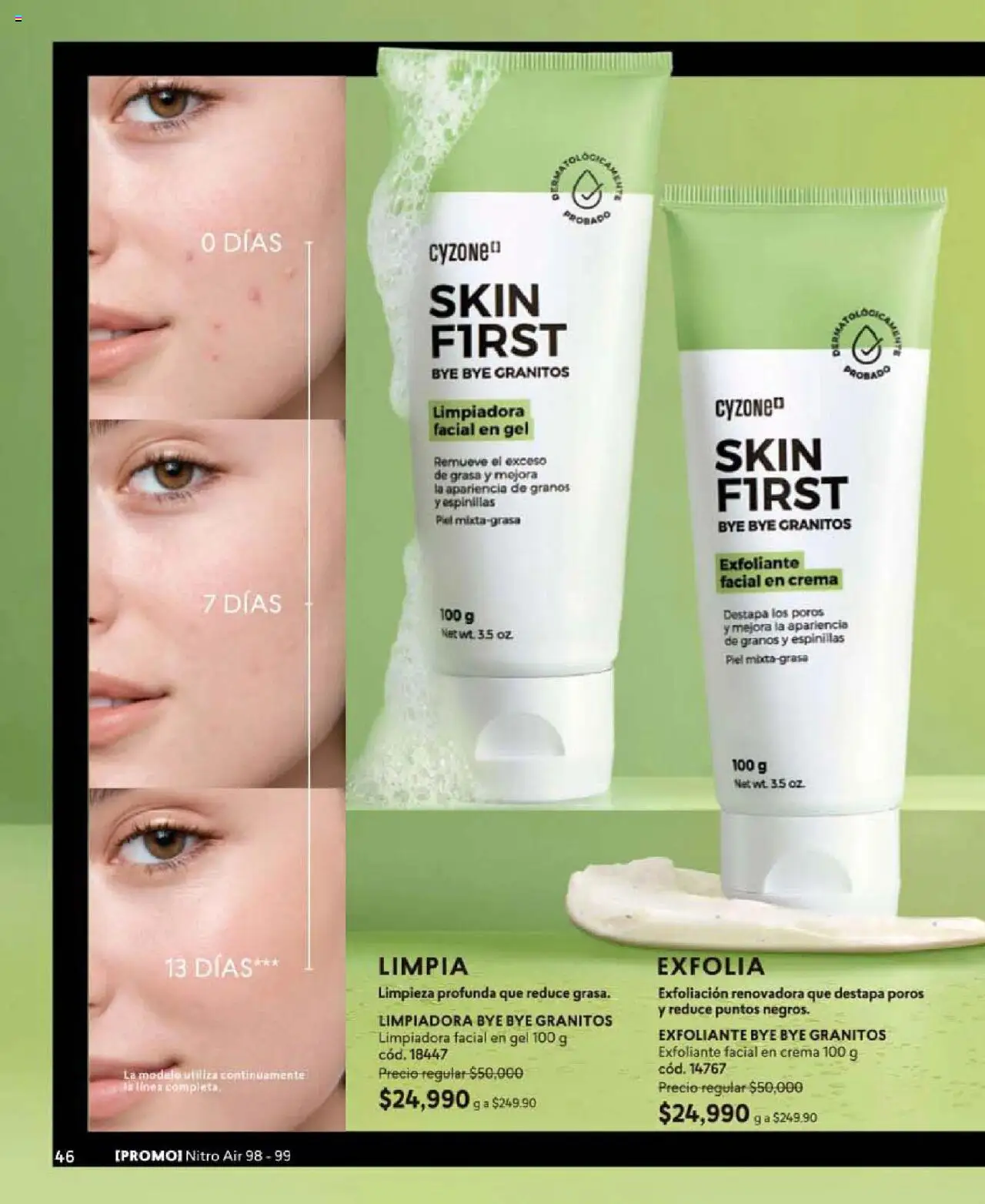 CyZone revista - valida desde el 24.09.2025 | Página: 48 | Productos: Exfoliante facial, Crema