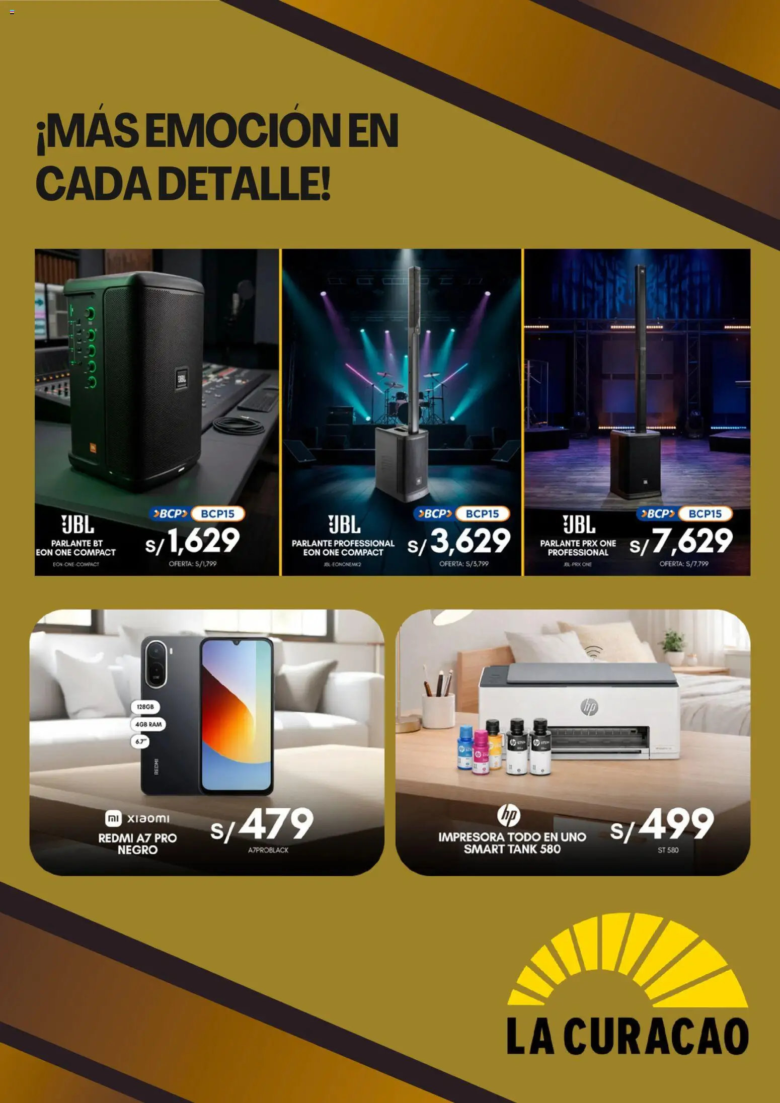 Catálogo La Curacao válido desde 23.03.2026 | Página: 5 | Productos: Impresora, Parlante