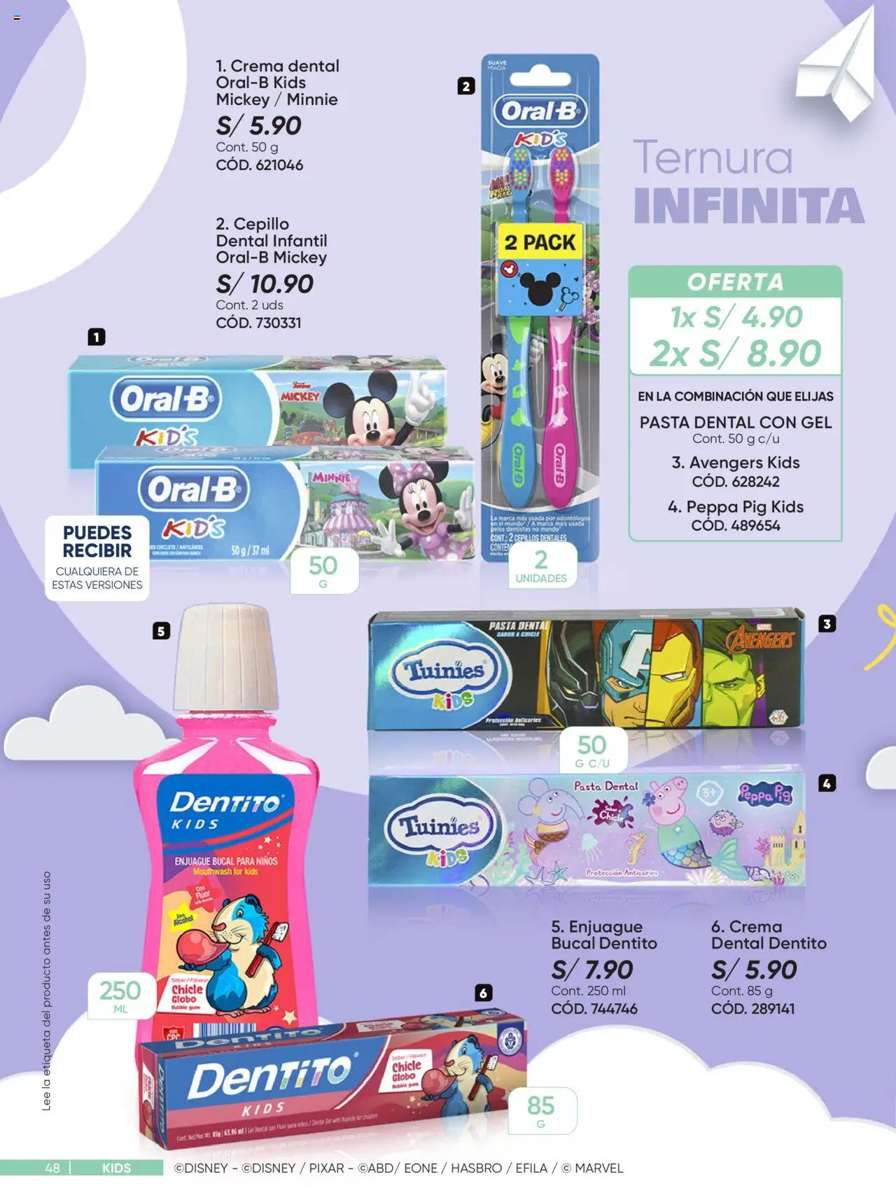Catálogo Azzorti válido desde 18.08.2025 | Página: 48 | Productos: Pasta dental, Enjuague bucal, Pasta, Crema