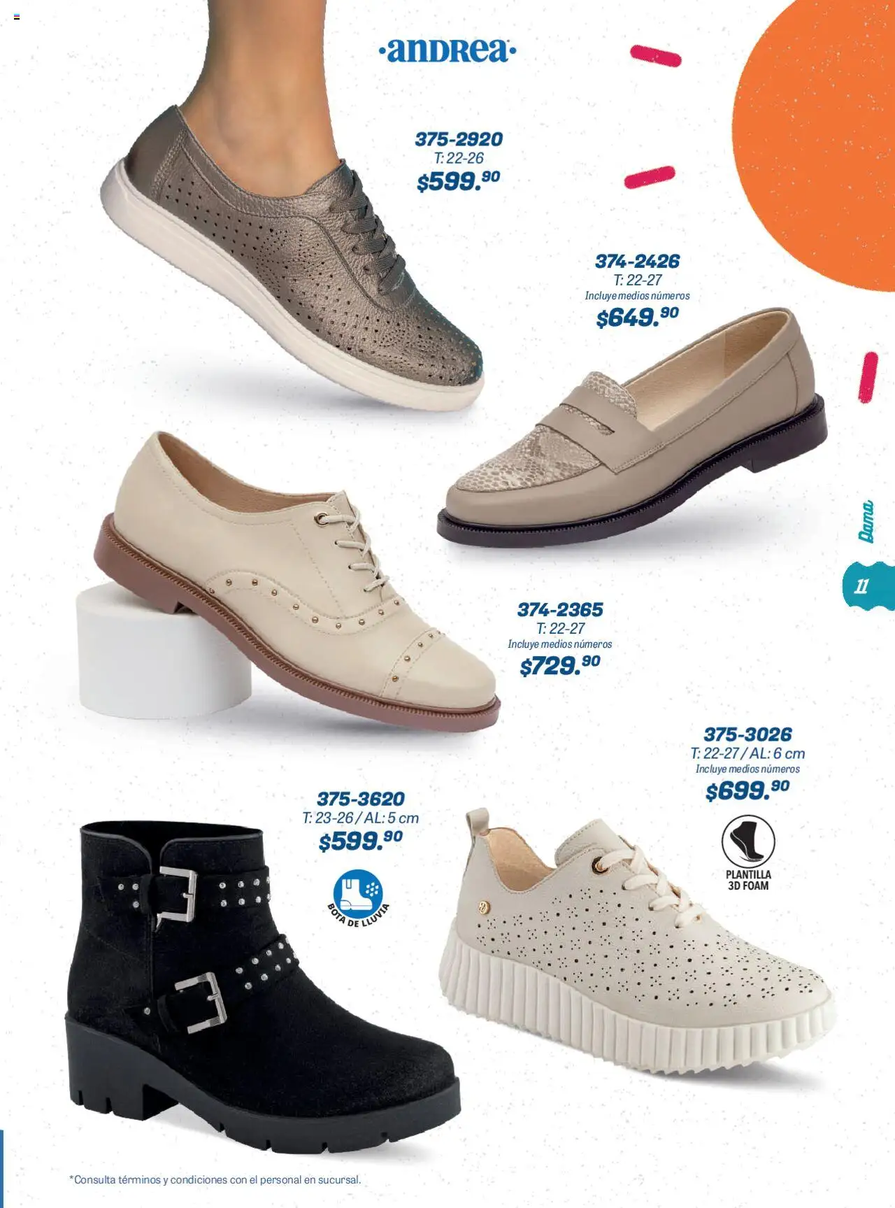 Nuevas ofertas de Andrea válidas en toda la República Mexicana desde el 22.06.2025. ¡Encuentra las mejores ofertas en Andrea catálogo Summer Time! | Página: 11