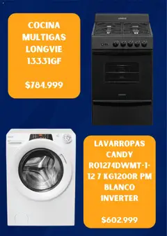 Cetrogar catálogo │ válido desde el 11.07.2025 | Página: 3 | Productos: Cocina, Lavarropas