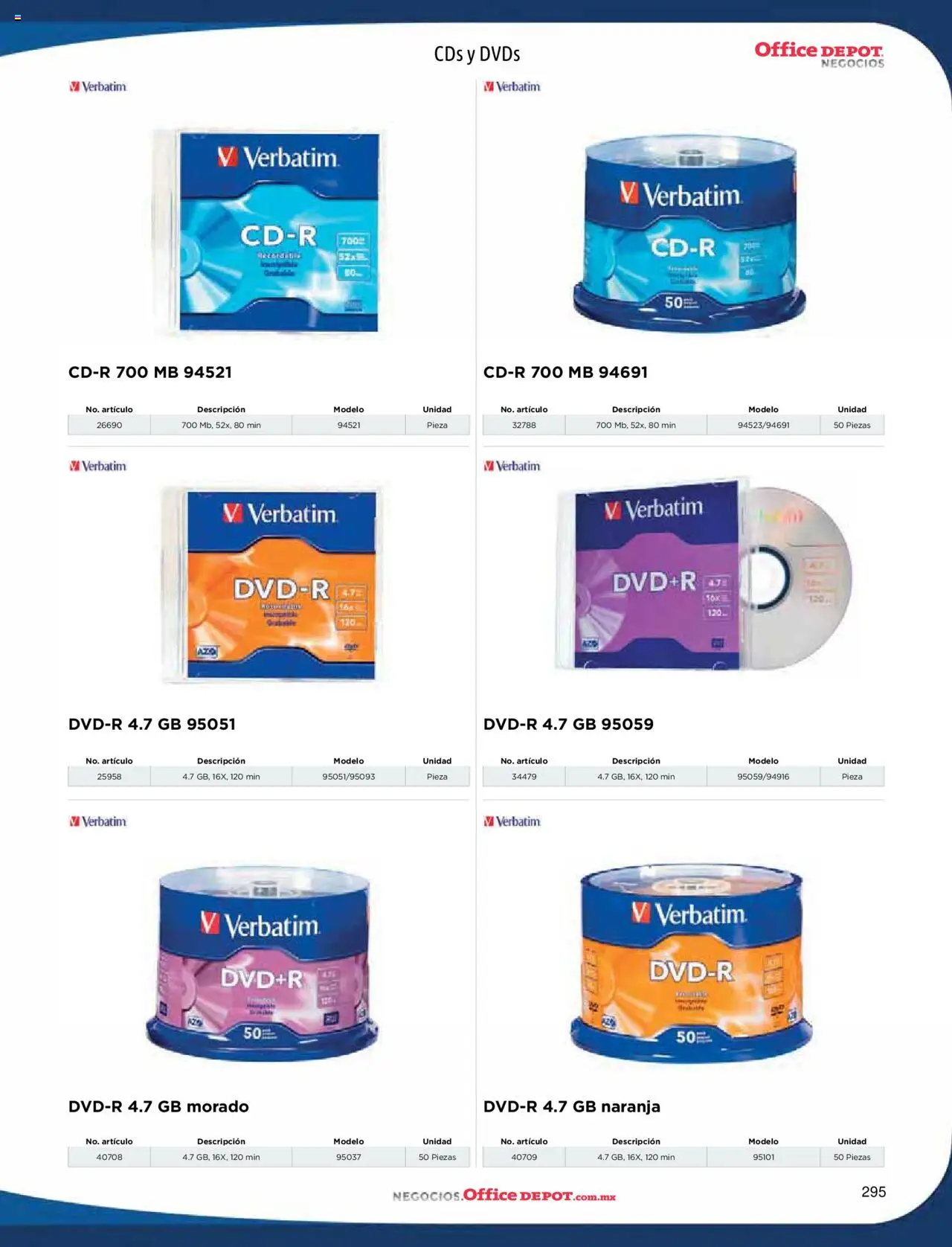 Nuevas ofertas de Office Depot válidas en toda la República Mexicana desde el 09.01.2025. ¡Encuentra las mejores ofertas en Office Depot catálogo 2025! | Página: 297