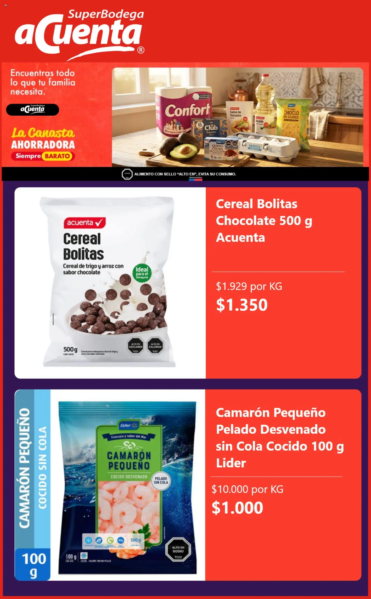 Super Bodega aCuenta ofertas  │ válido desde el 09.04.2026 | Página: 3 | Productos: Tomates, Base, Aceite, Crema