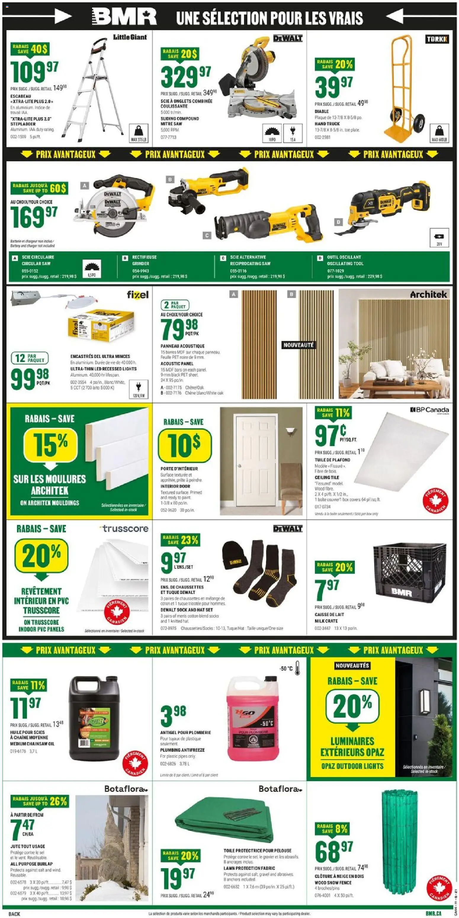 BMR flyer valid from 23.10.2025 | Page: 2 | Products: Hat, Battery, Milk, Socks