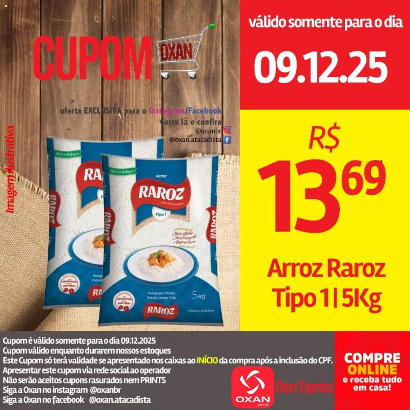 Oxan Atacadista Folheto - válido de 09.12.2025 | Página: 10 | Produtos: Arroz