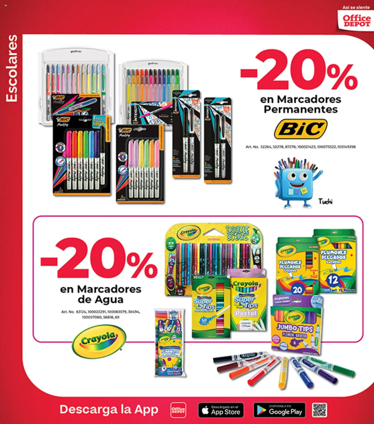 Nuevas ofertas de Office Depot válidas en toda la República Mexicana desde el 01.03.2026. ¡Encuentra las mejores ofertas en Office Depot catálogo! | Página: 12 | Productos: Agua, Pastel
