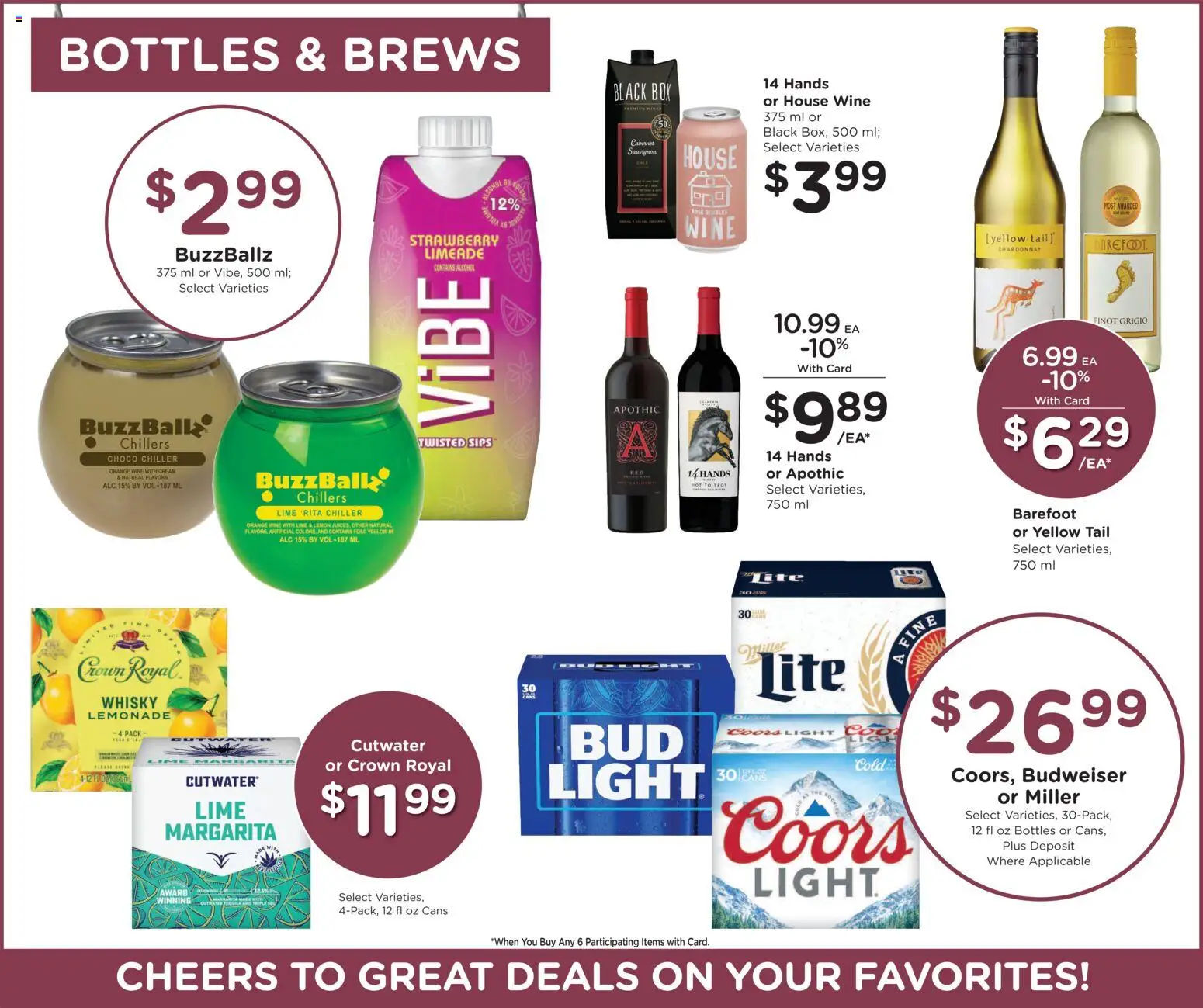Fred Meyer Black Friday - valid from 05.11.2025 | Page: 14 | Products: Wine, Cream, Lemon, Lime