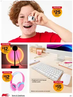 Preview of Kmart  Catalogue  - valid from 05.02.2026 | Page: 27 | Products: Lamp, Accessories, Monitor, Camera