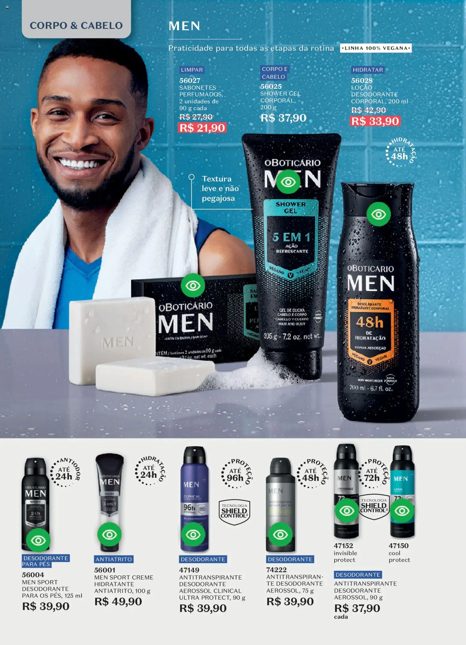 O Boticário Folheto - válido de 02.03.2026 | Página: 34 | Produtos: Desodorante, Creme