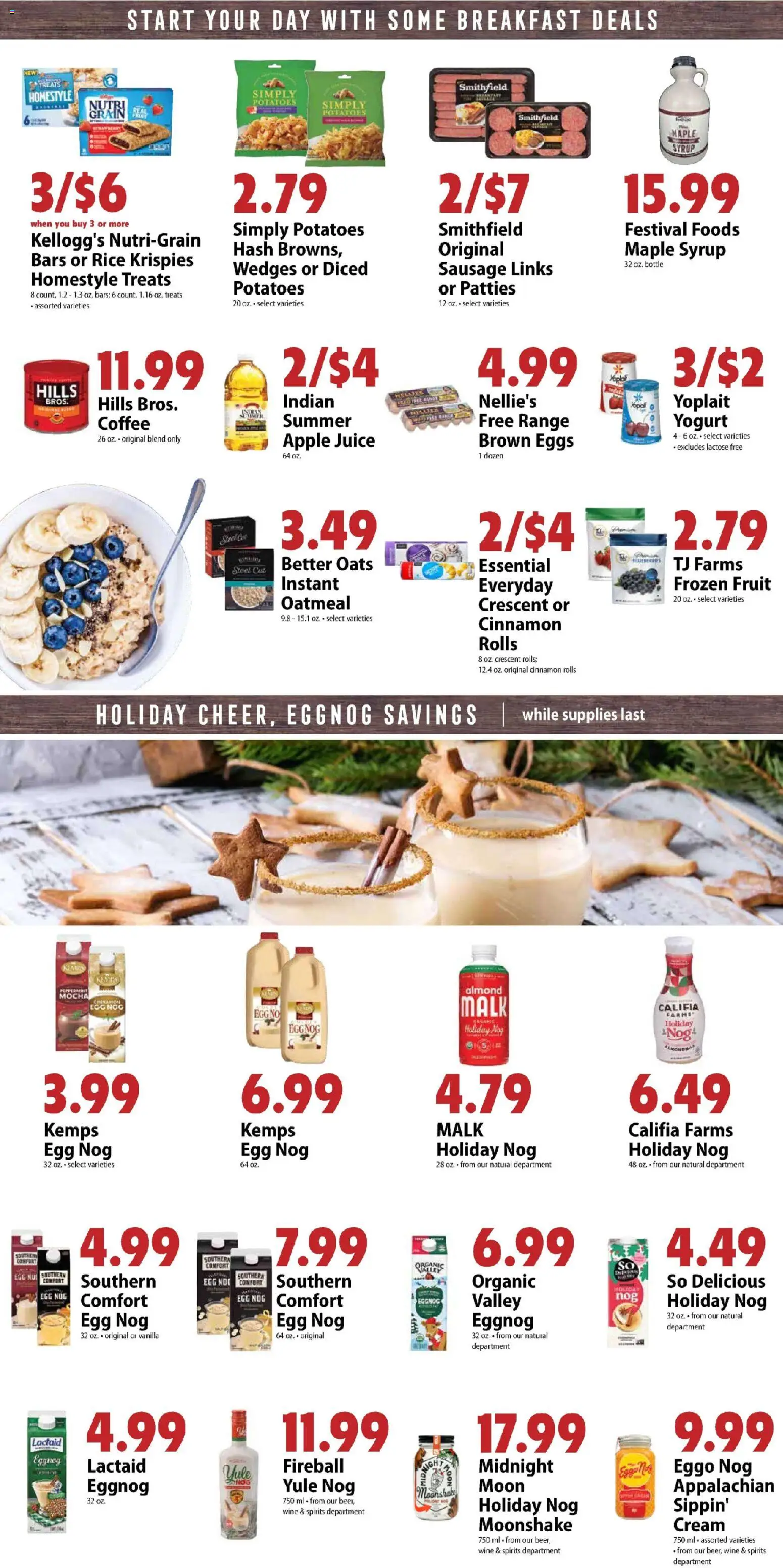 Festival Foods Weekly Ad - valid from 03.12.2025 | Page: 9 | Products: Juice, Wine, Potatoes, Sausage