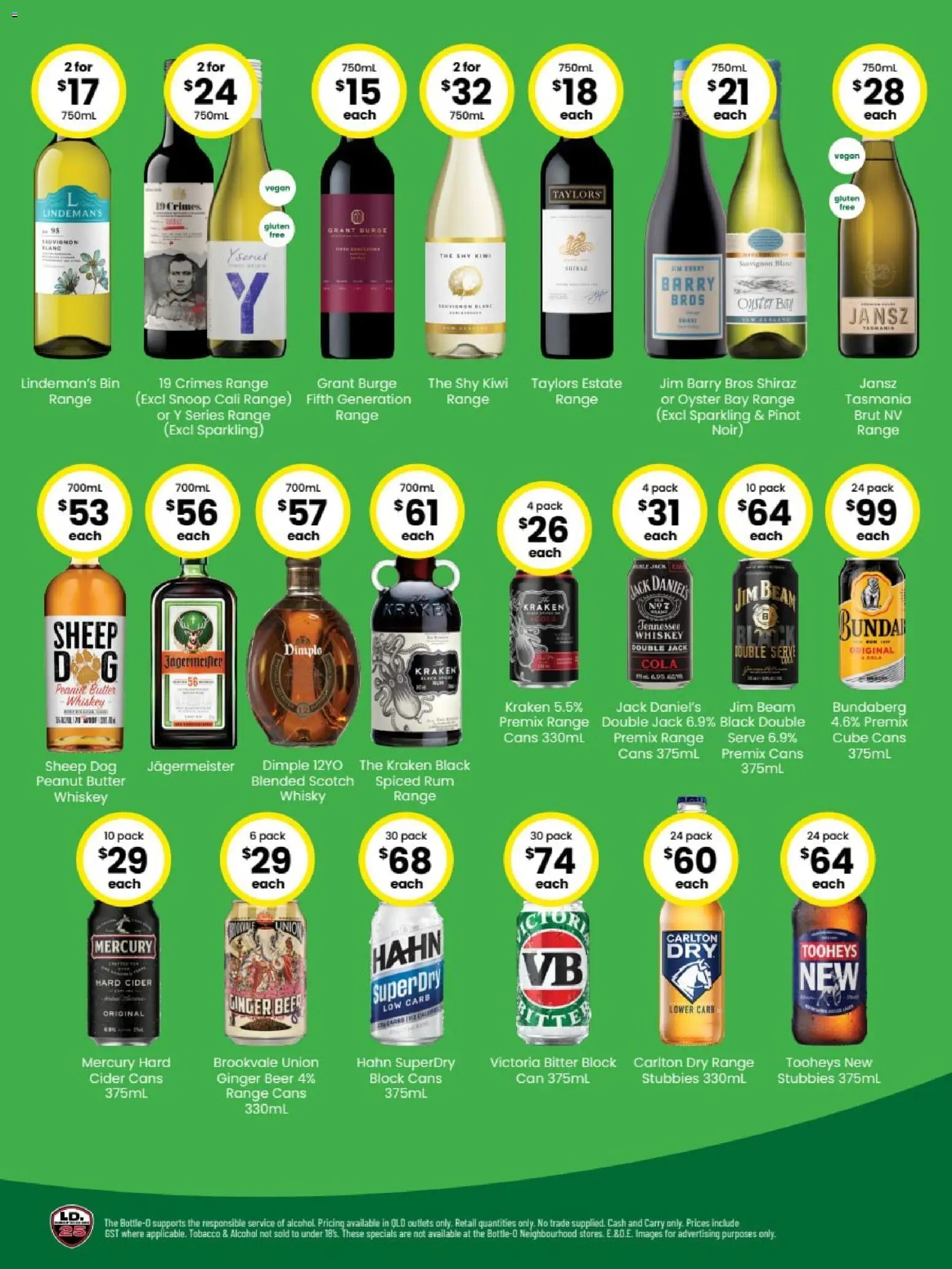 The Bottle-O catalogue - valid from 19.01.2026 | Page: 2 | Products: Ginger, Beer, Rum, Scotch