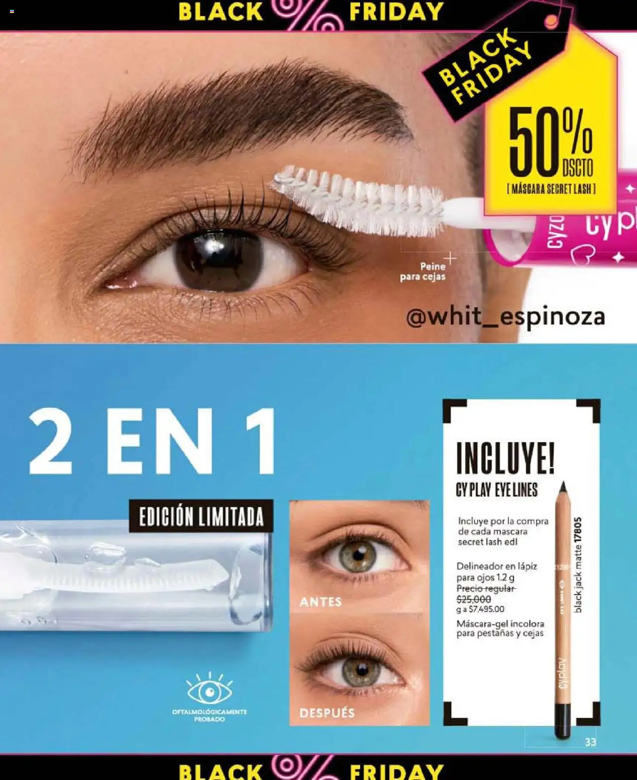 CyZone revista - valida desde el 24.09.2025 | Página: 35 | Productos: Máscara, Delineador