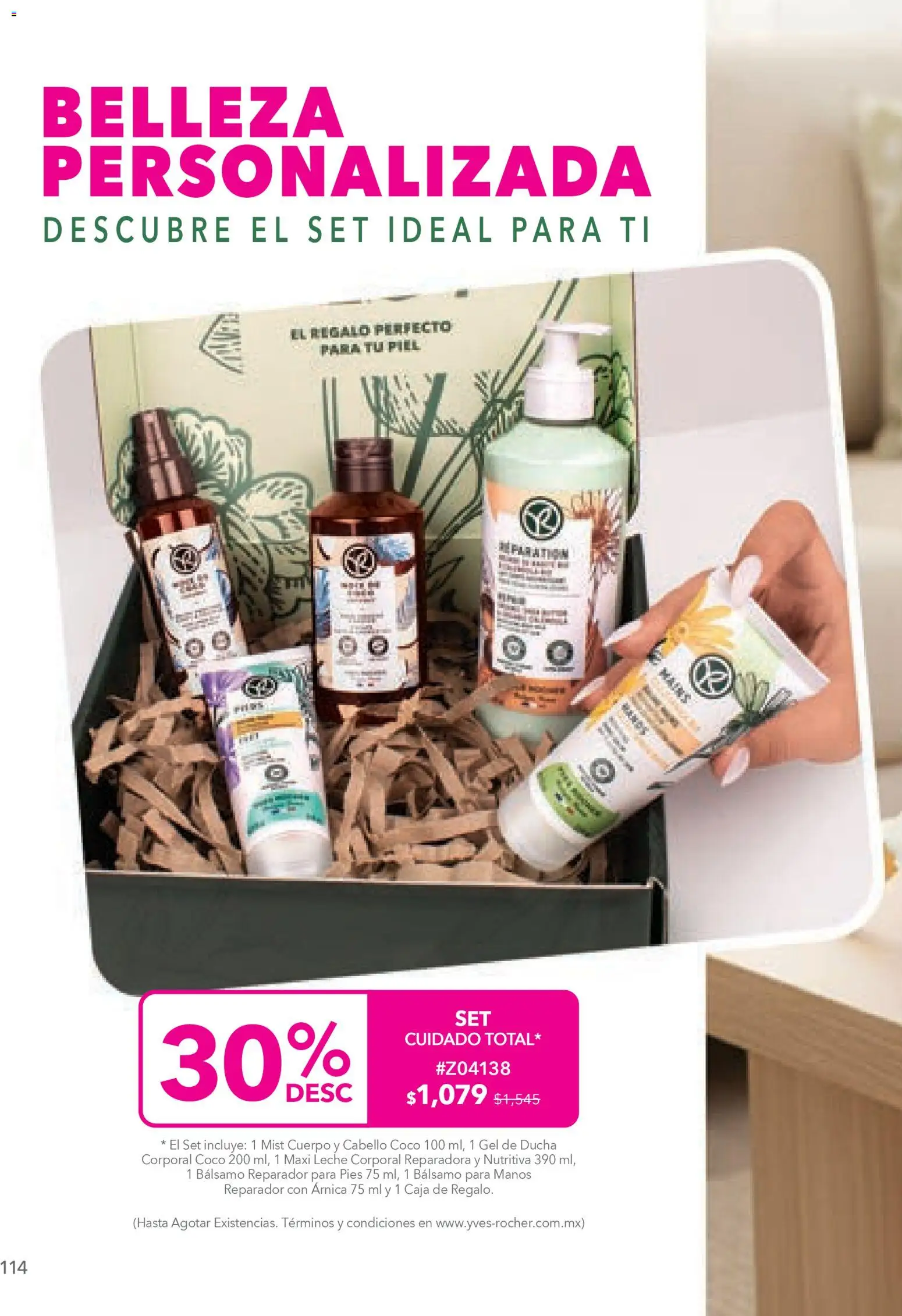Nuevas ofertas de Yves Rocher válidas en toda la República Mexicana desde el 10.02.2026. ¡Encuentra las mejores ofertas en Yves Rocher campaña 3 2026! | Página: 112 | Productos: Leche, Bálsamo, Caja, Gel de ducha