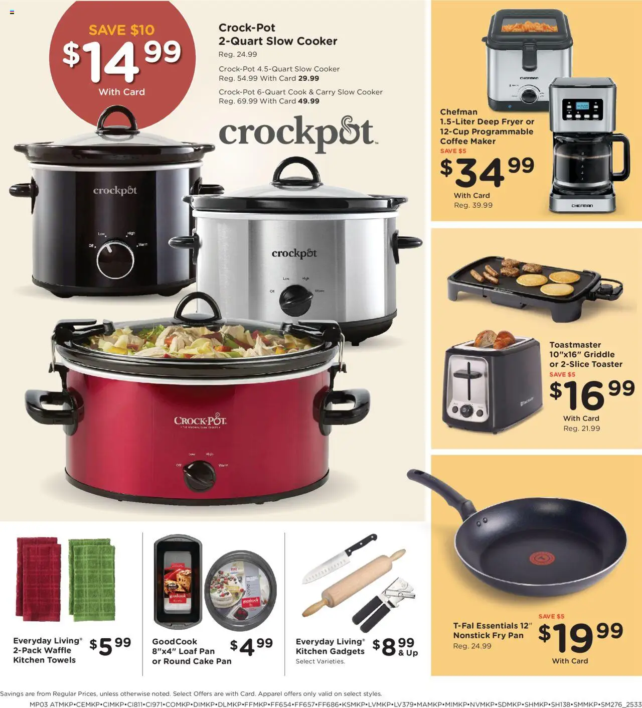 King Soopers Home & Apparel - valid from 17.09.2025 | Page: 3 | Products: Toaster, Pan, Griddle, Coffee