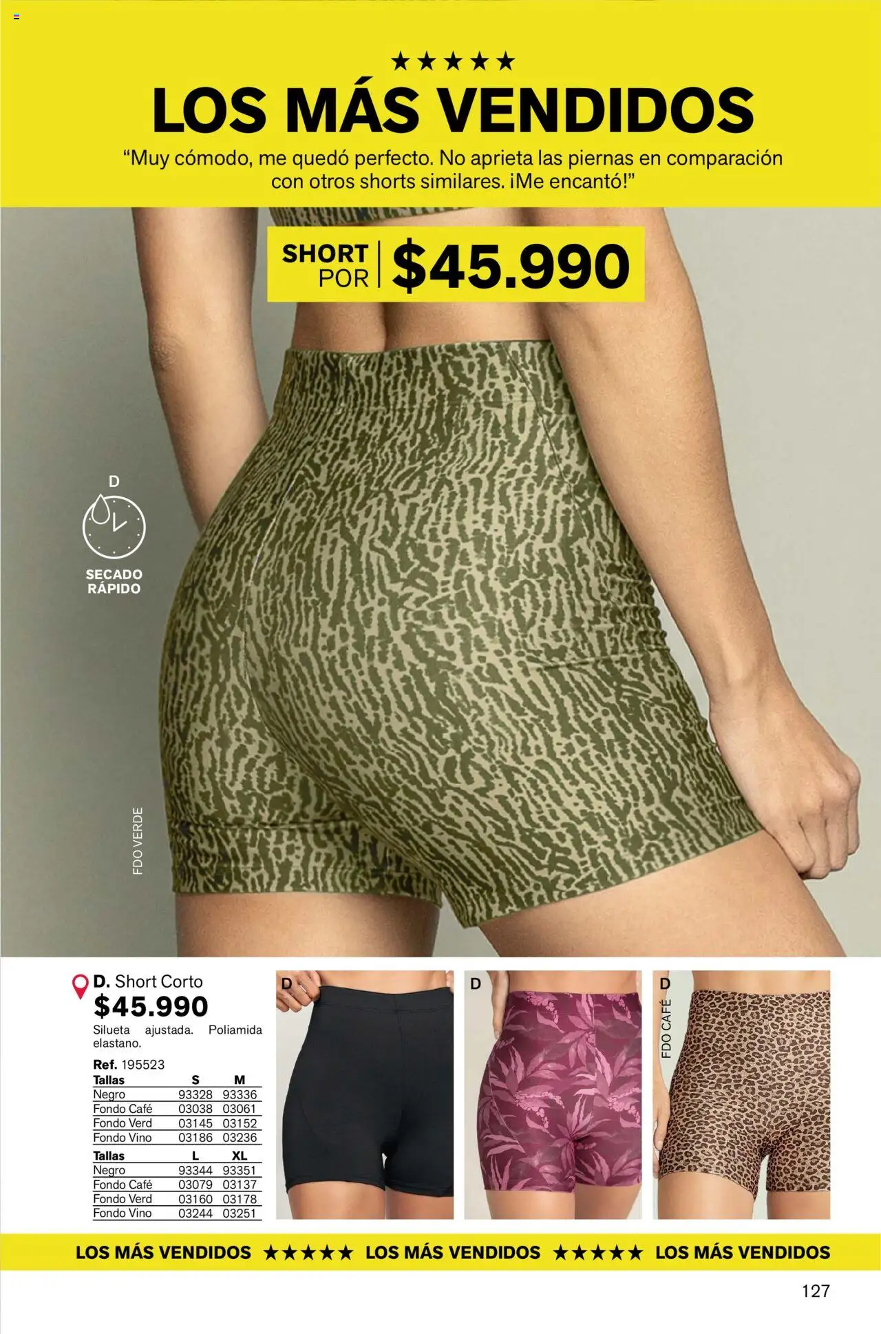 Leonisa revista - valida desde el 04.08.2025 | Página: 127 | Productos: Short, Café, Vino