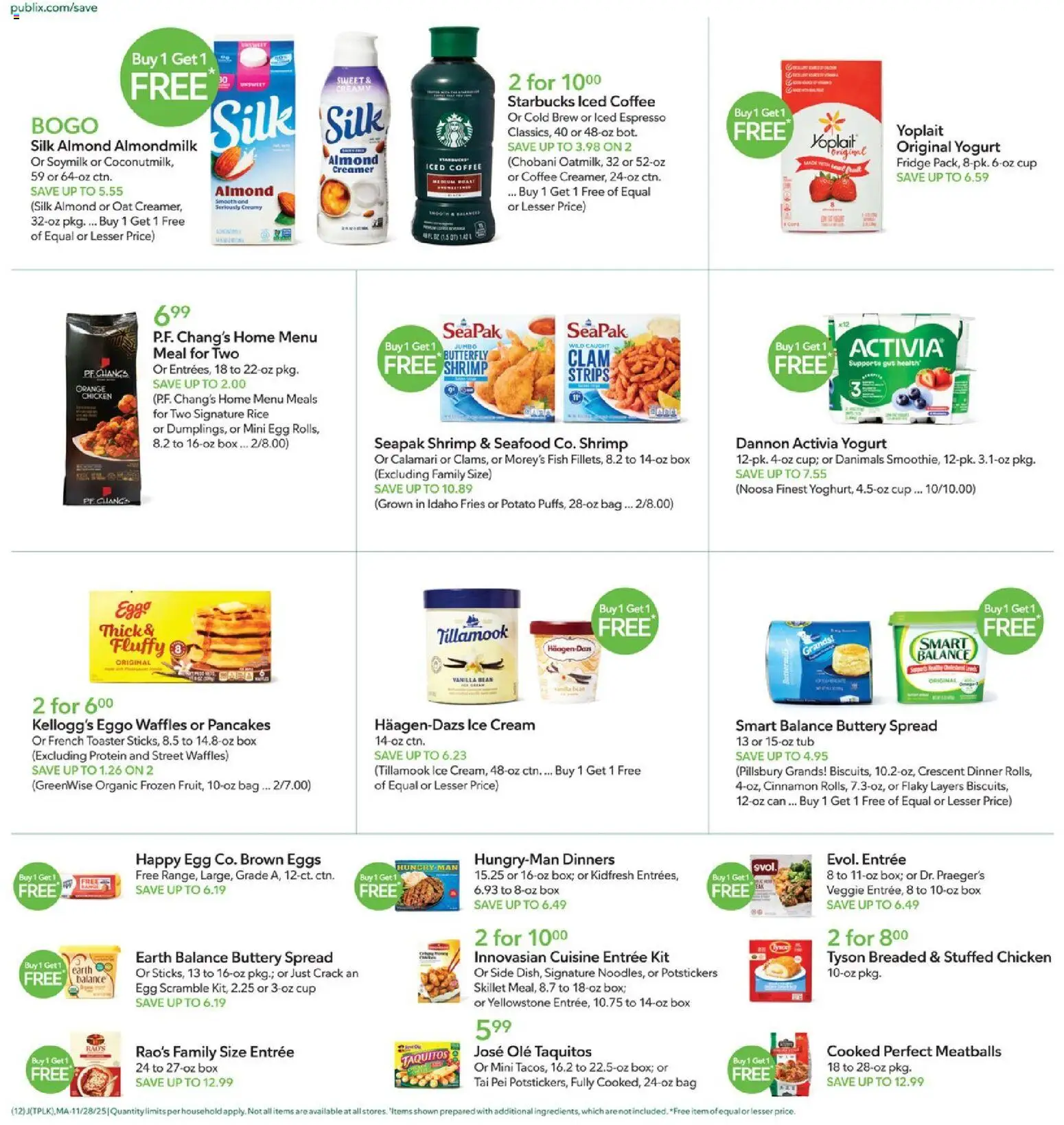 Publix Weekly Ad - valid from 28.11.2025 | Page: 12 | Products: Toaster, Skillet, Yogurt, Rice